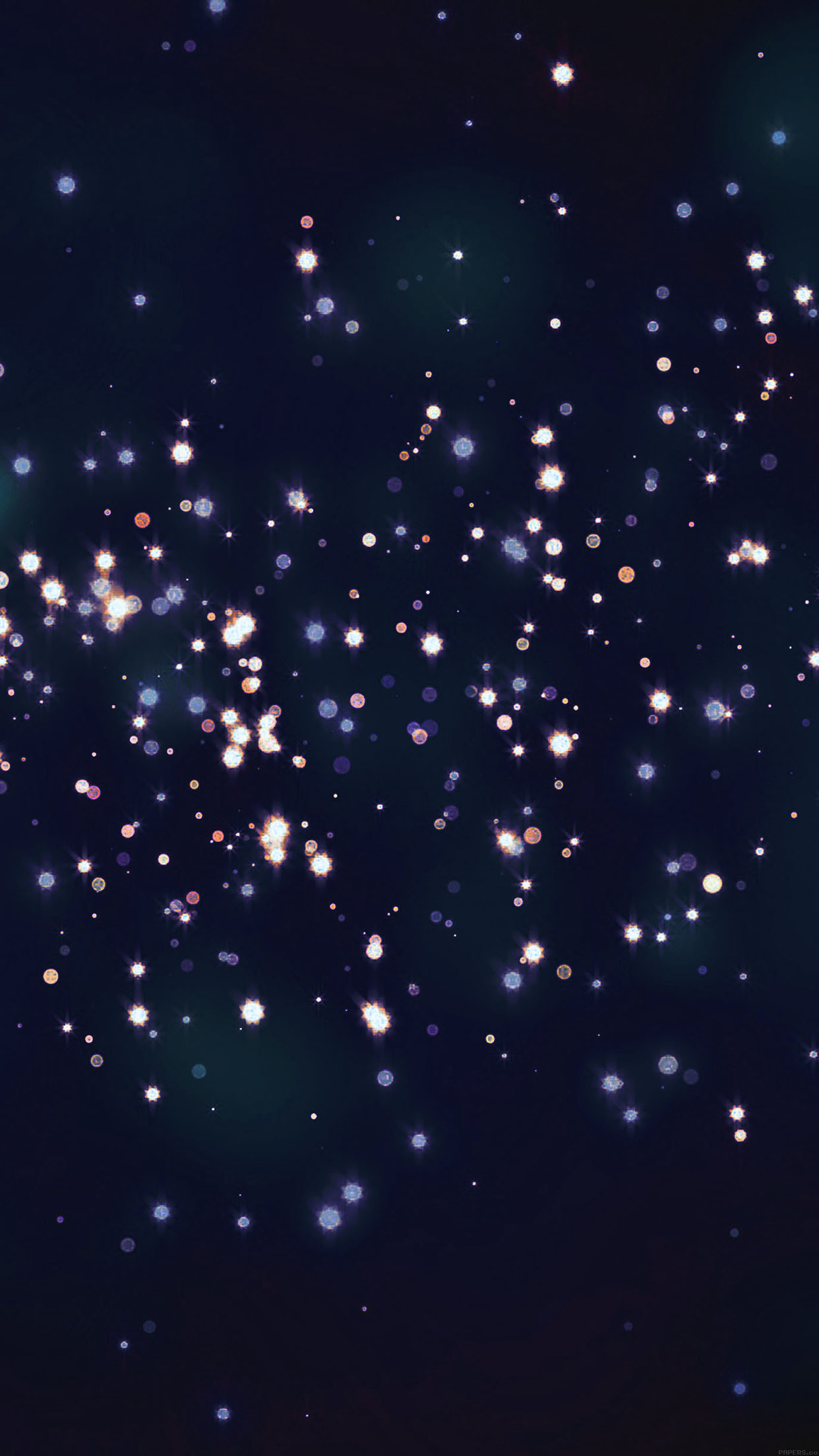 Wallpaper Firefly Party Bokeh Blue