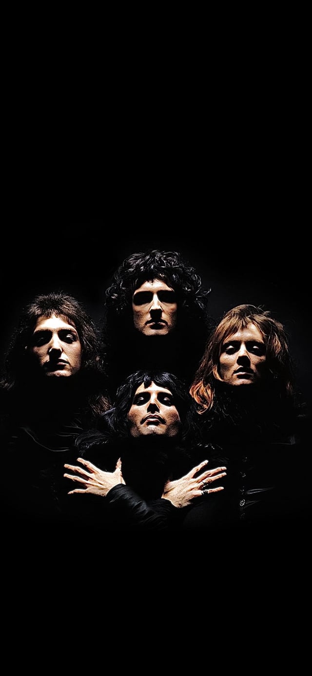 wallpaper based on Queen album covers