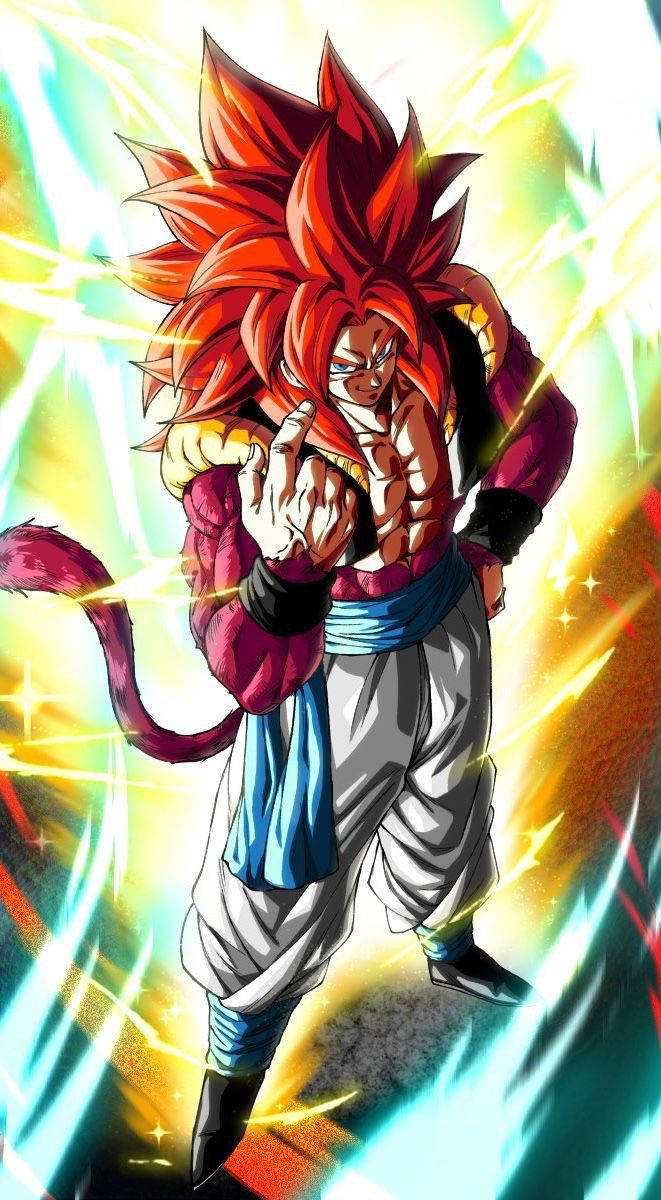 Download Ssj4 Gogeta Taunting Wallpaper