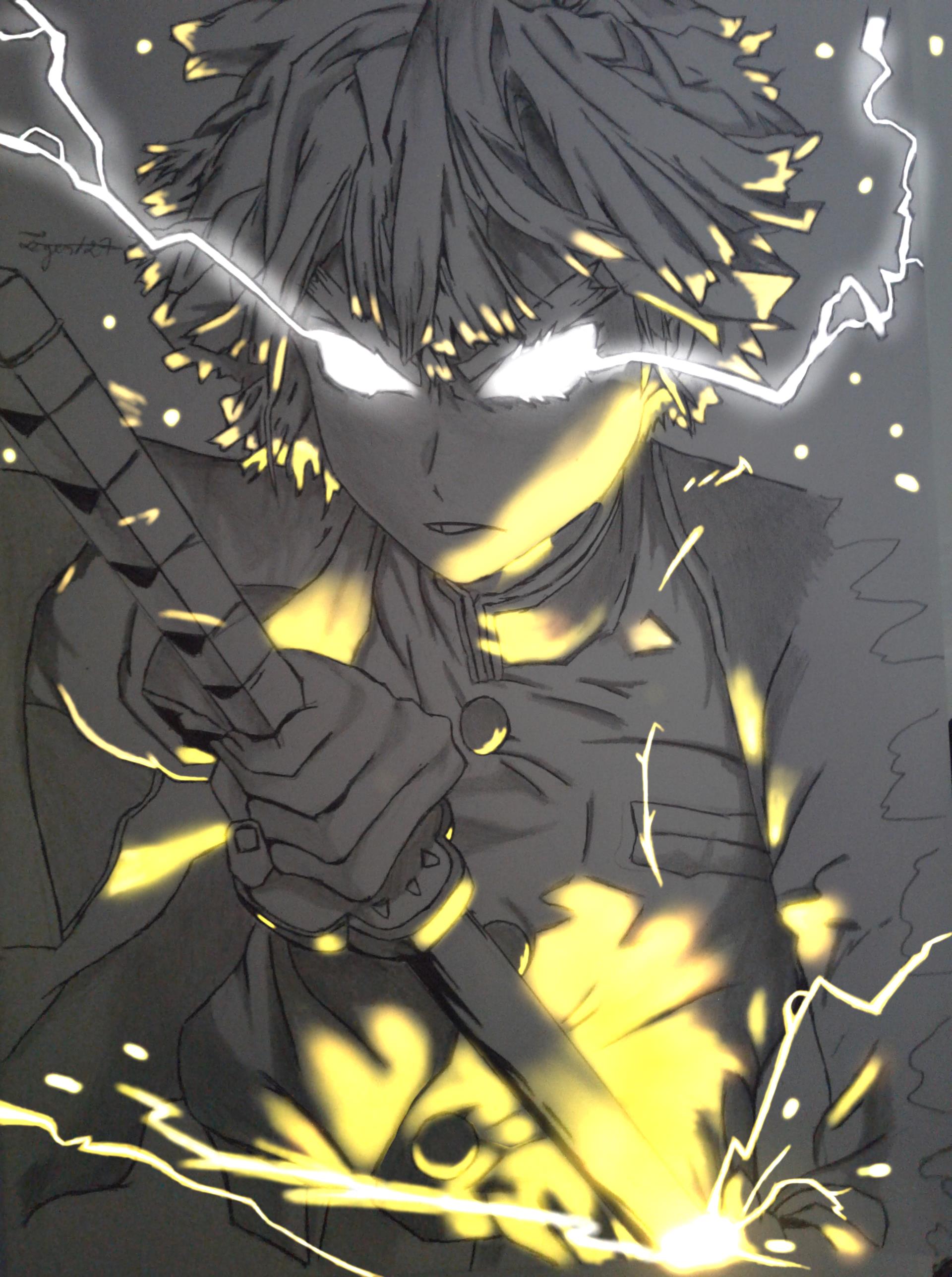 Zenitsu Glow Art. Insta:27_Legend_27