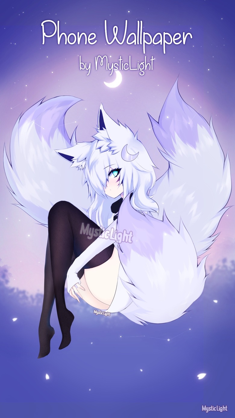 Mystical Glow' Phone Wallpaper