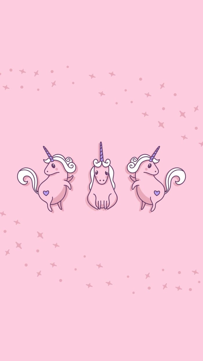 Free Cute Unicorn Mobile Wallpaper
