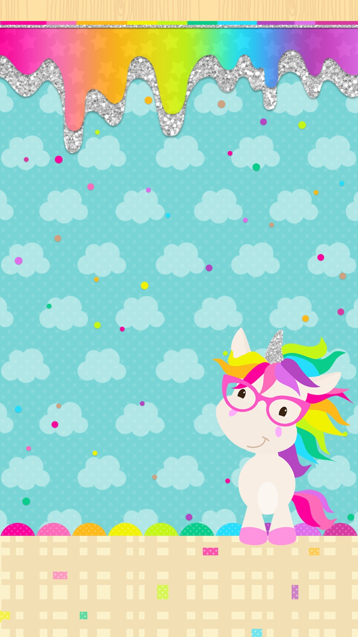 unicorn wallpaper, aqua, pattern, wrapping
