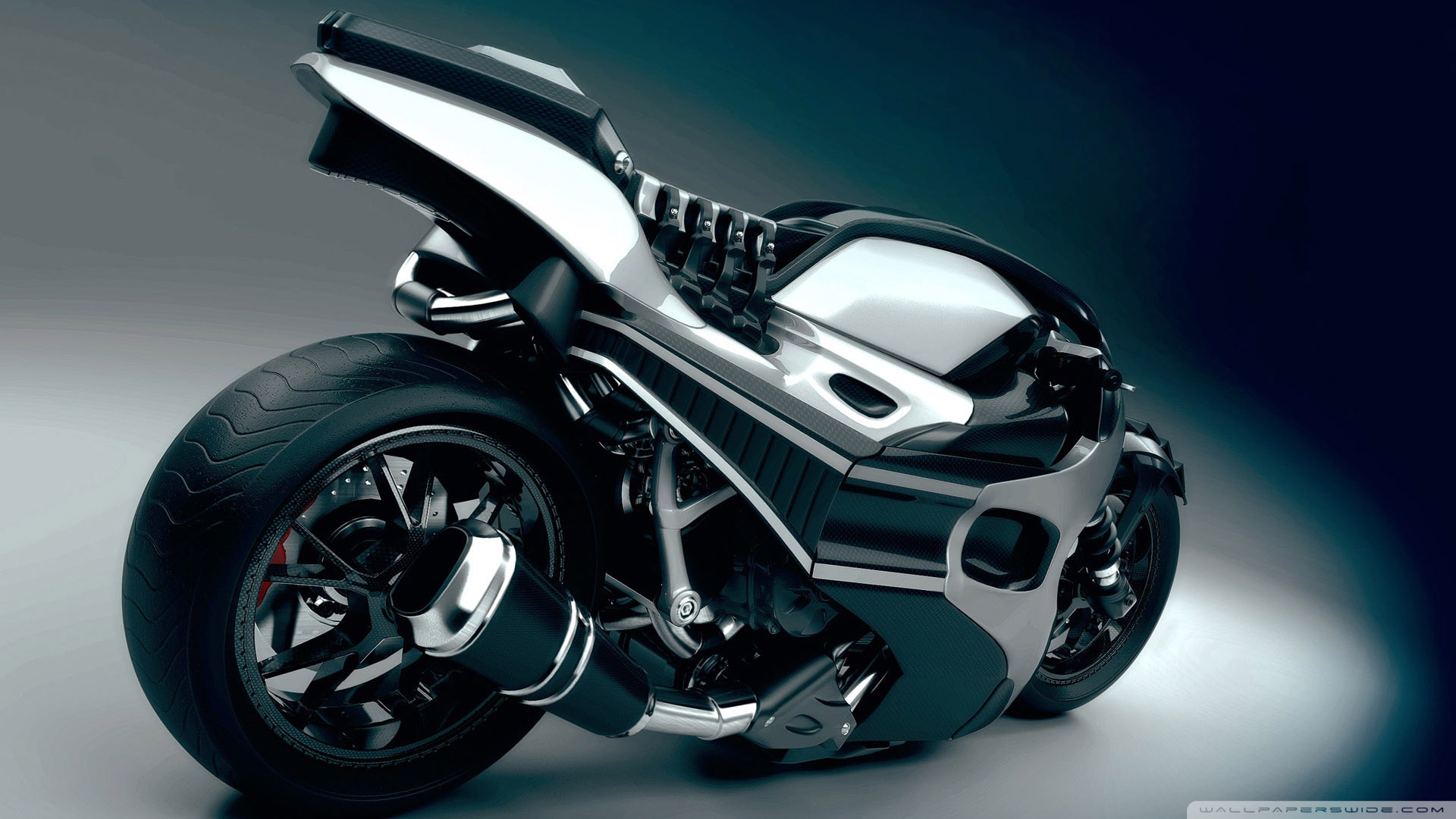 3D Motorcycle Ultra HD Desktop