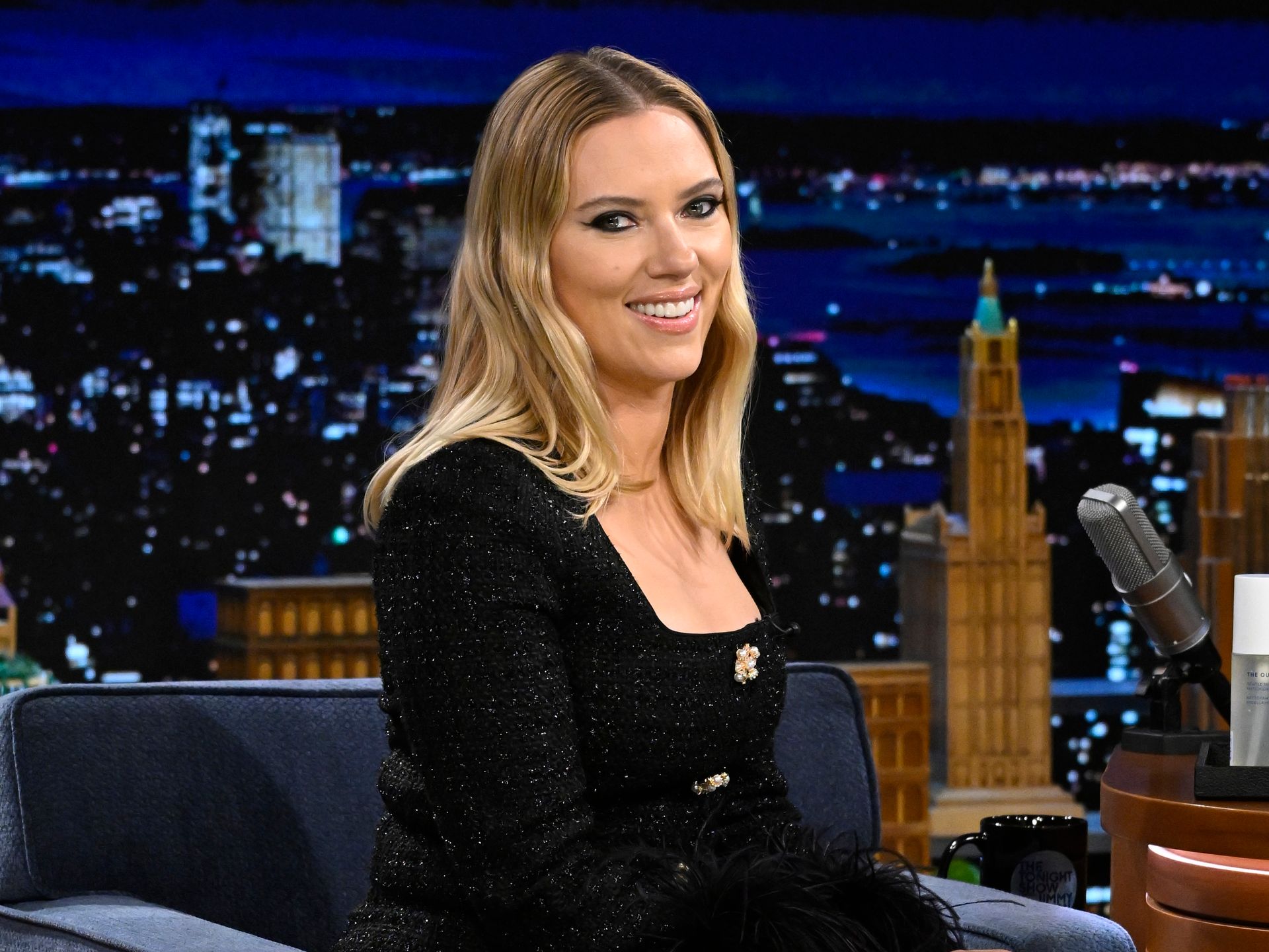 Scarlett Johansson showcases never