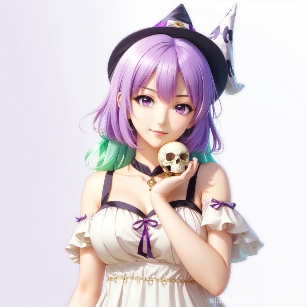 Adorable Witch Yoneyama Mai with Purple