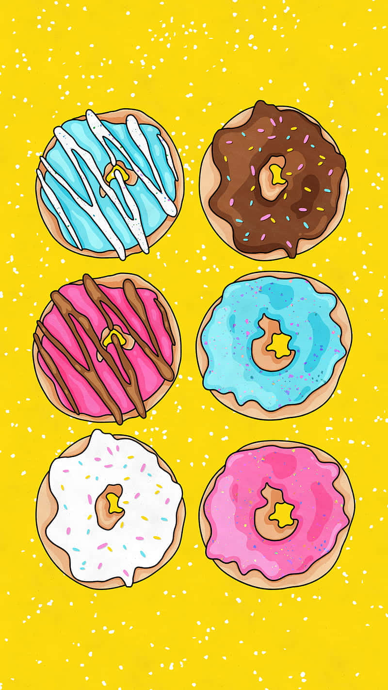 Colorful Assortment Of Doughnuts