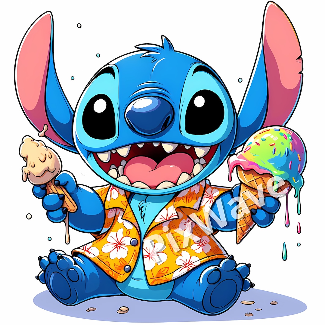 Hawaii Stitch SVG, Stitch Hawaiian Svg