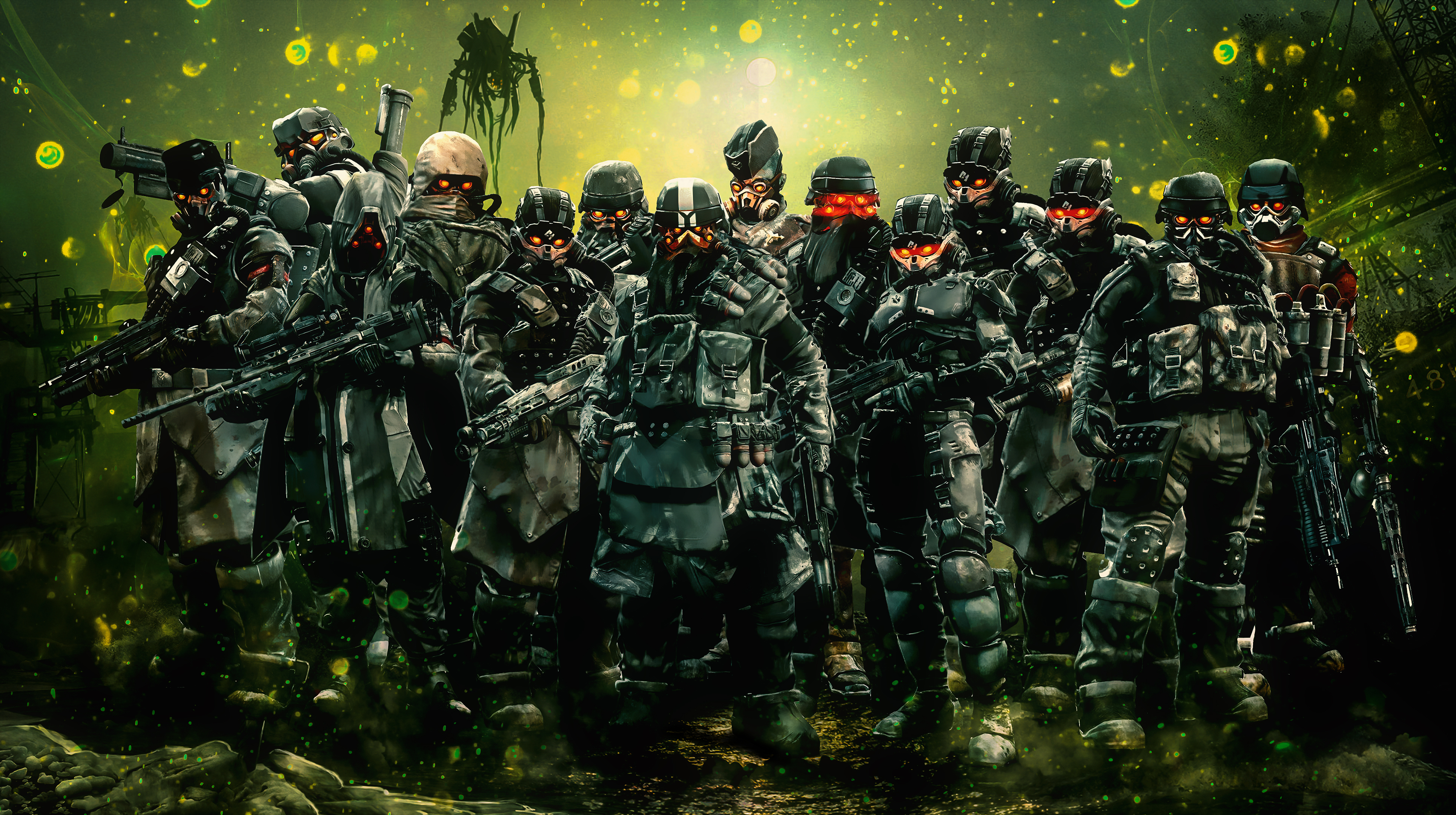 Killzone 2 Helghast army 4K Wallpaper