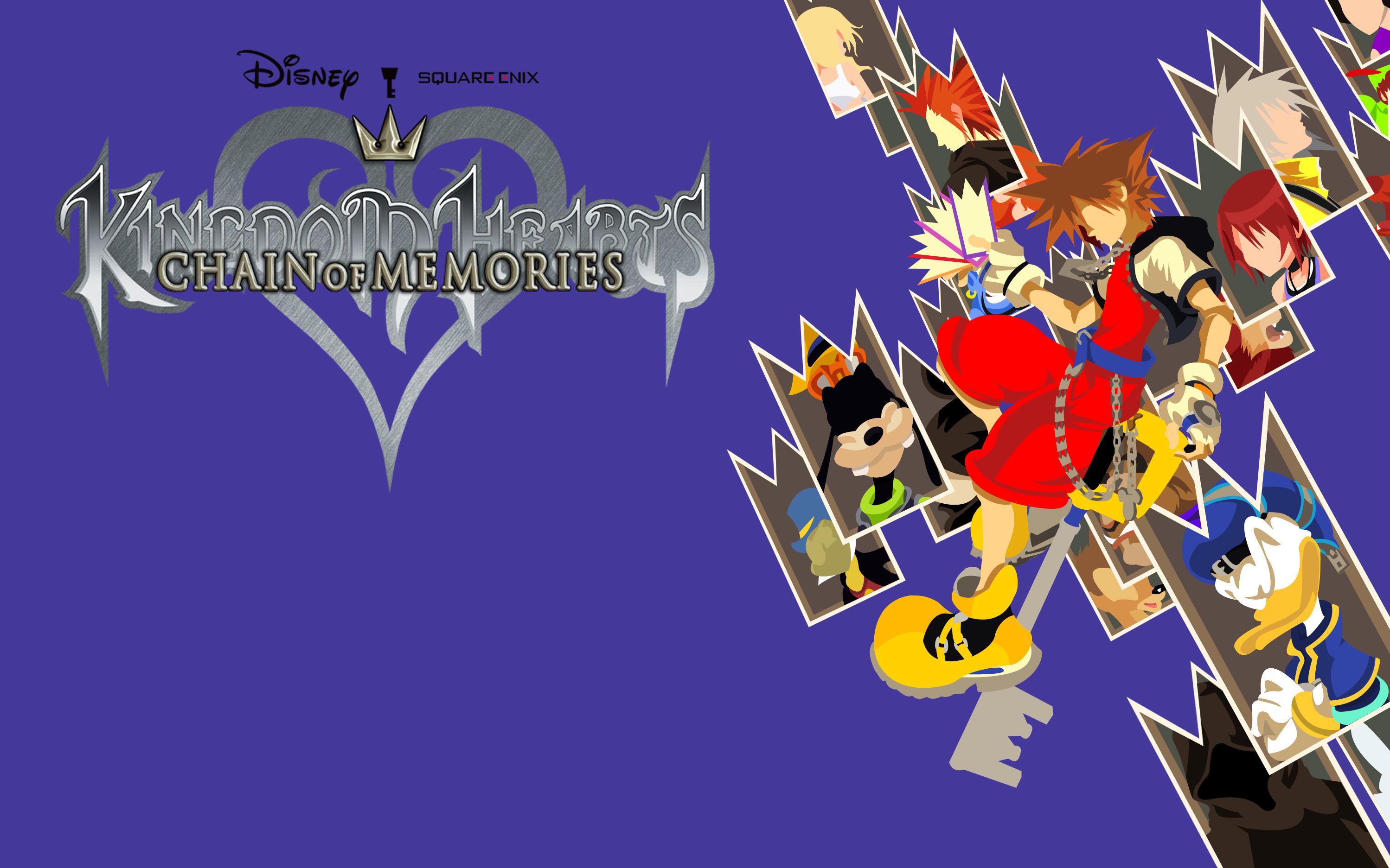Kingdom Hearts Chain of Memories Title