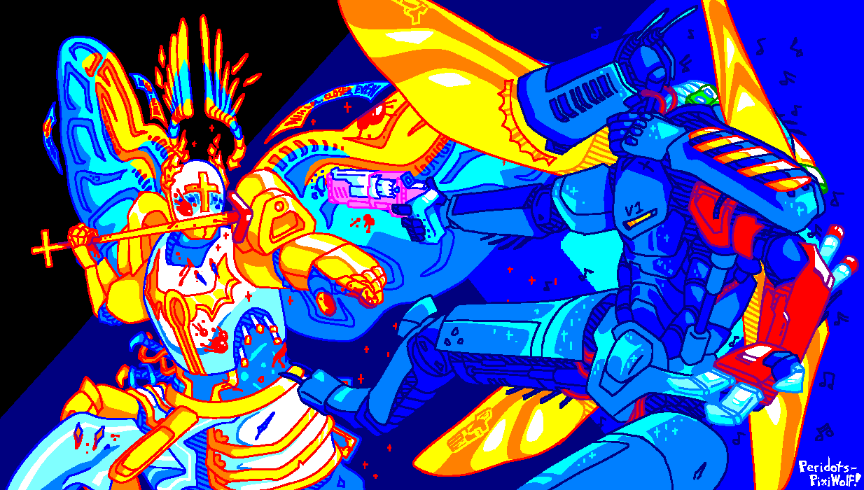 Start ID. A digital drawing of Gabriel