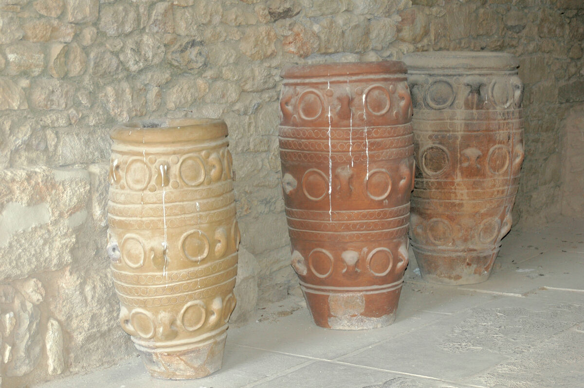 Minoan pottery. Cerámica