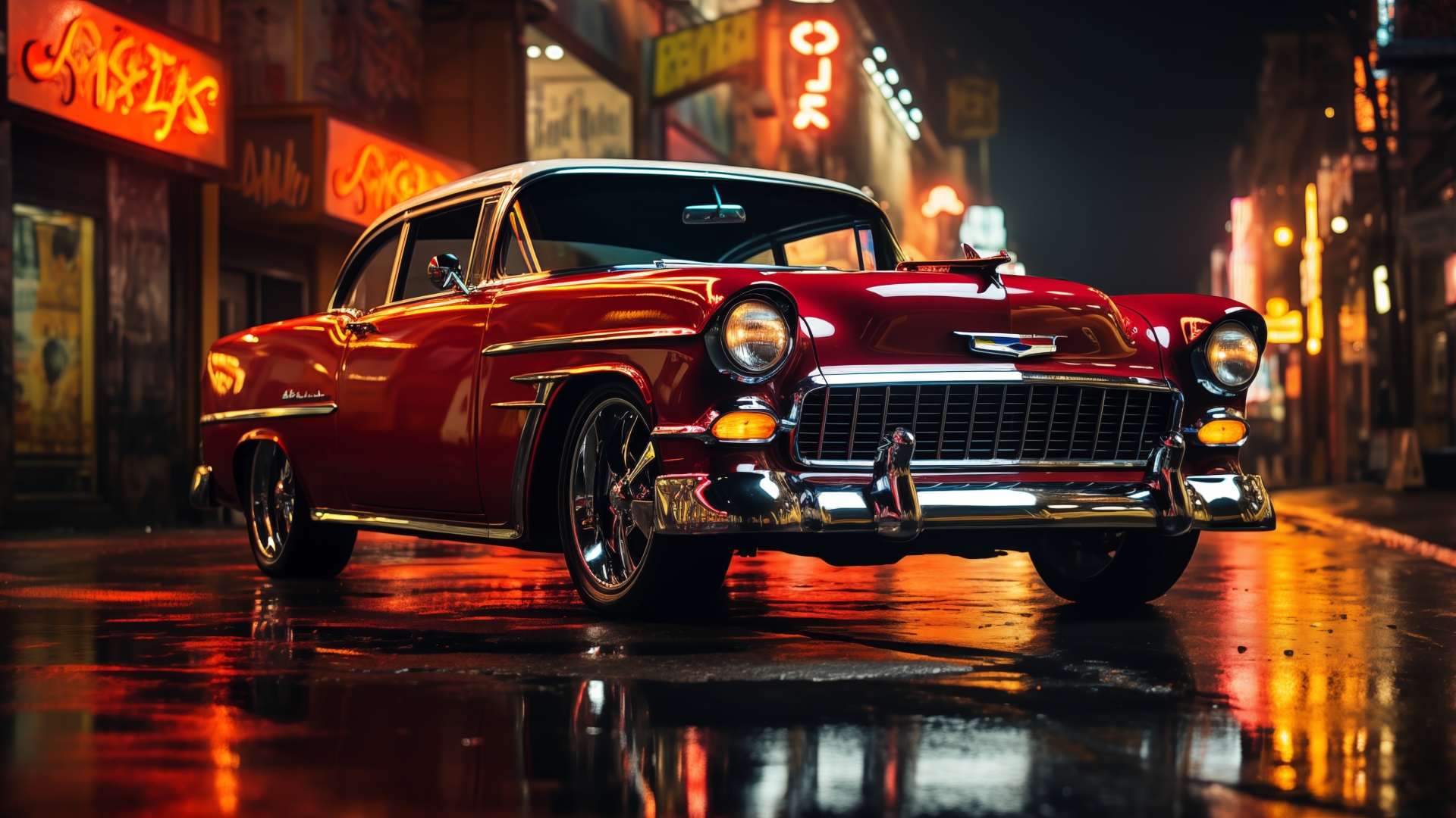 GTA 6 Wallpaper Car, Vintage