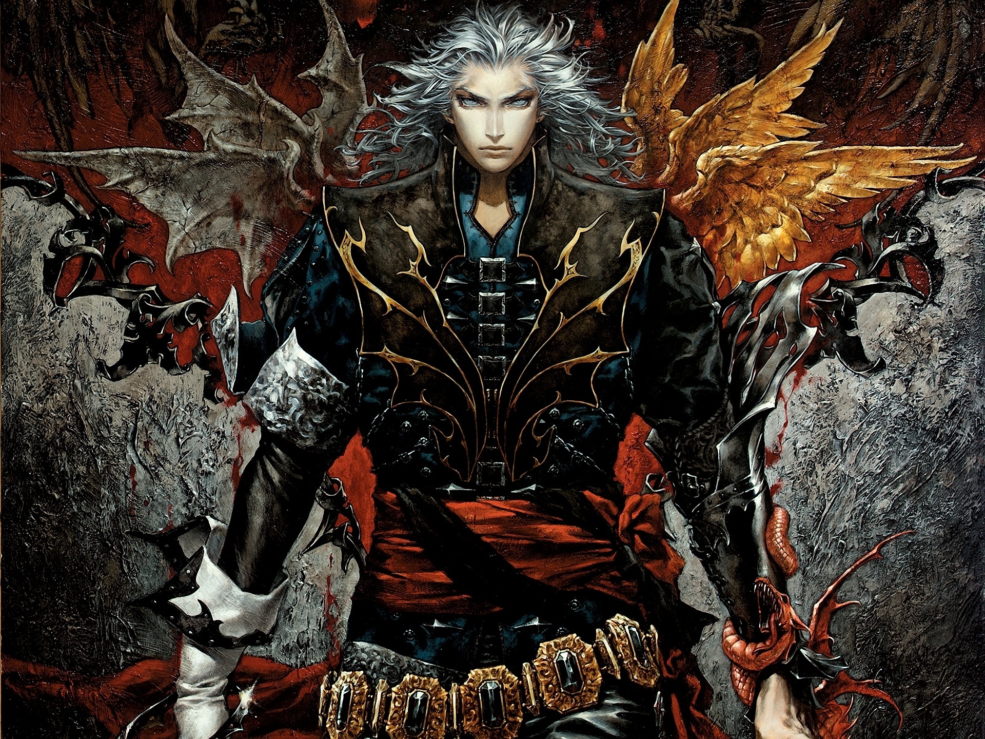 white hair, castlevania, ayami kojima