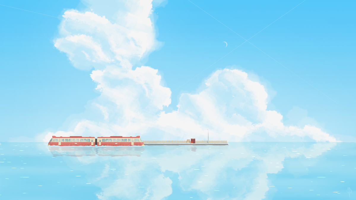 SPIRITED AWAY TRAIN STATION /// - Behance