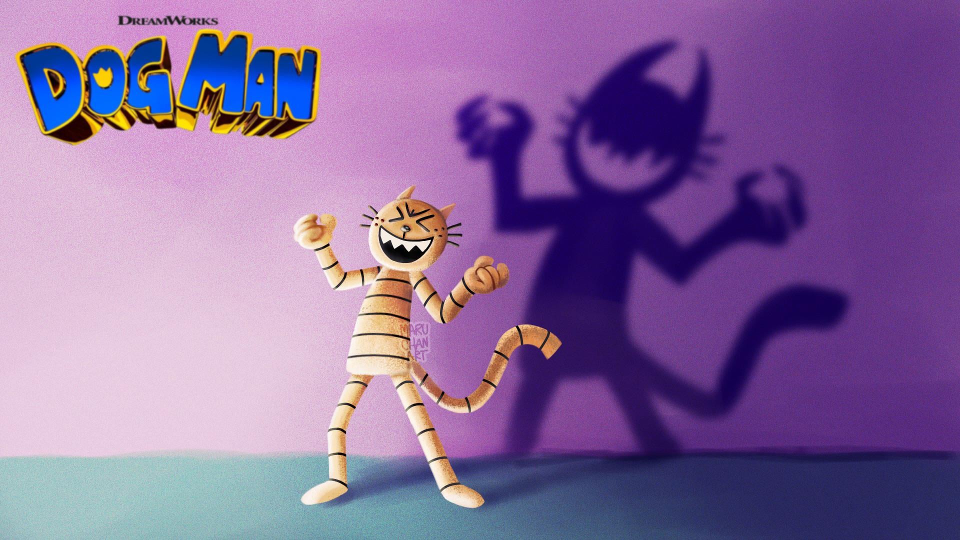 NEW LOOK AT DREAMWORKS DOG MAN fanart