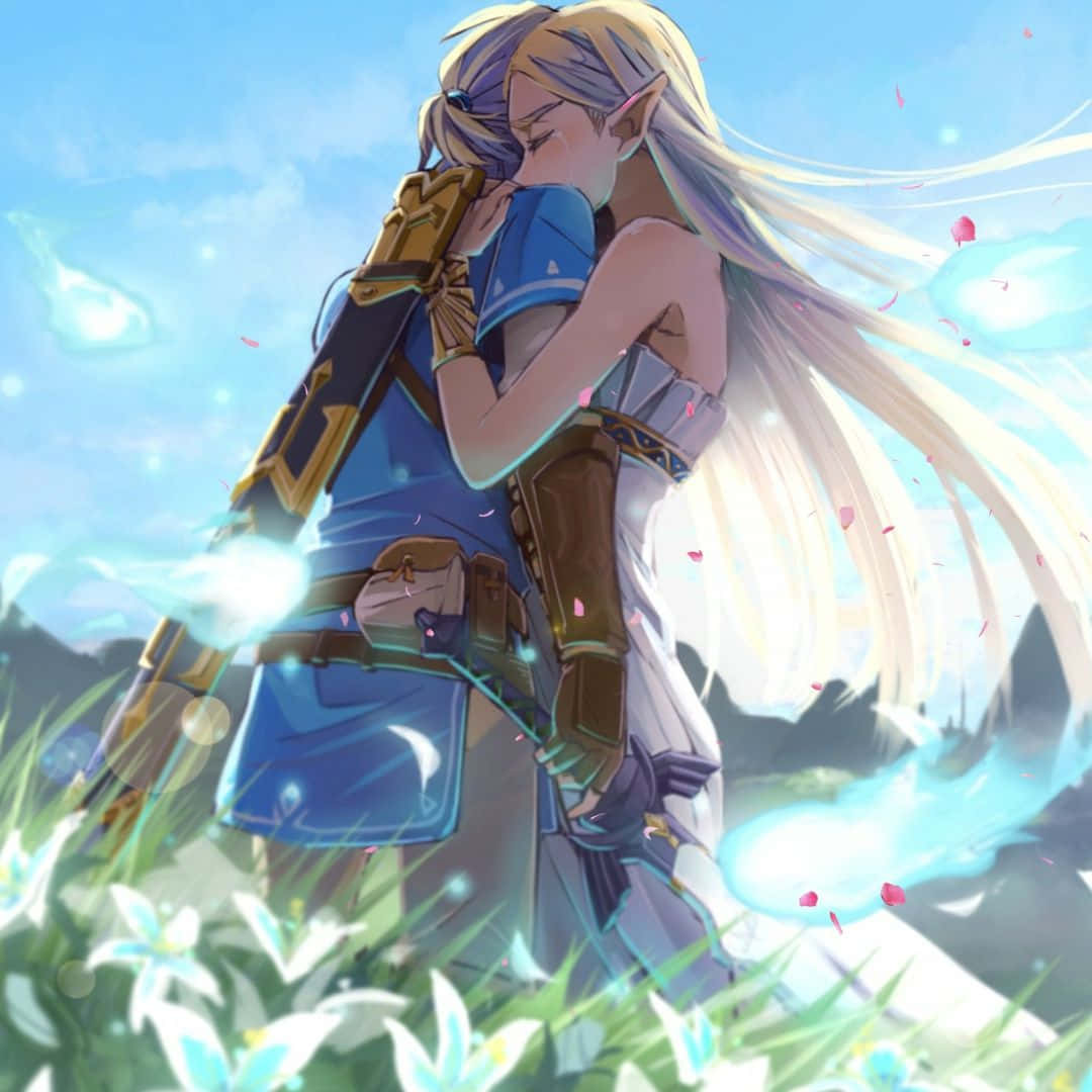 Hugging Botw Wallpaper
