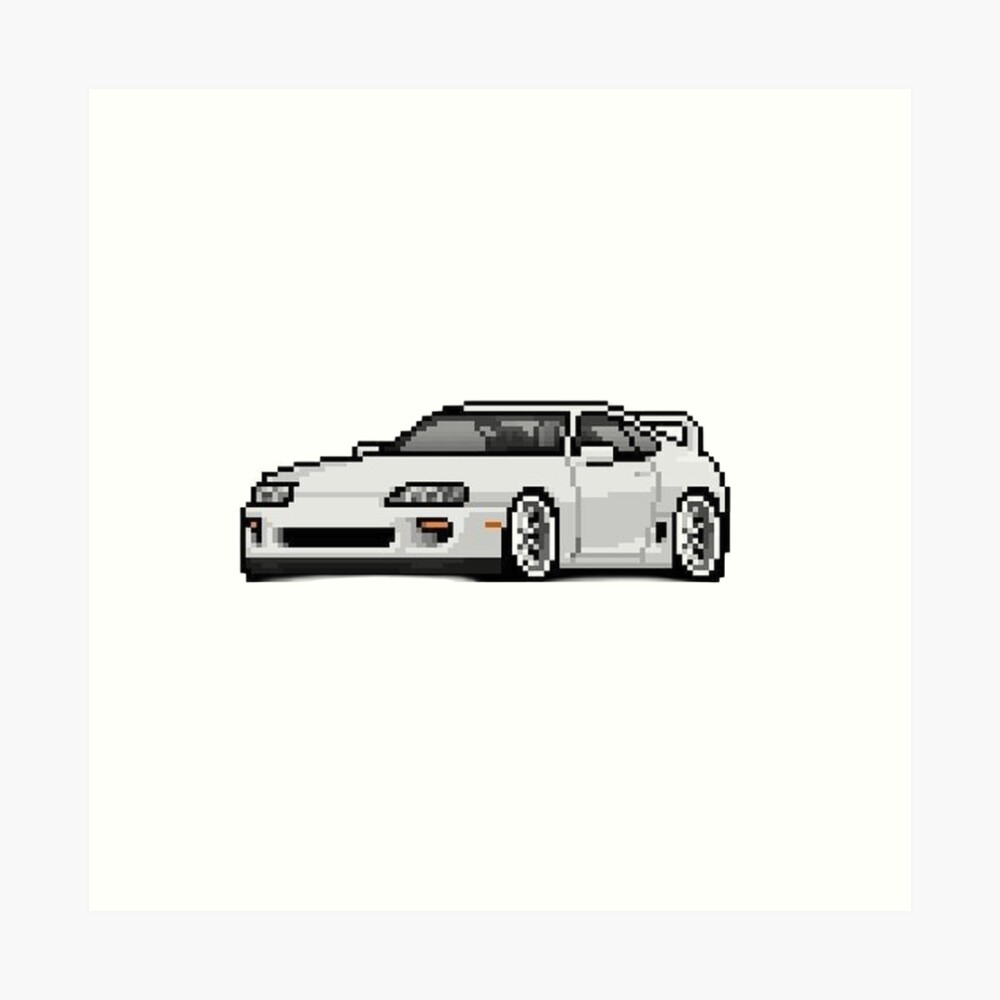 Pixel Supra Design Art Board Print