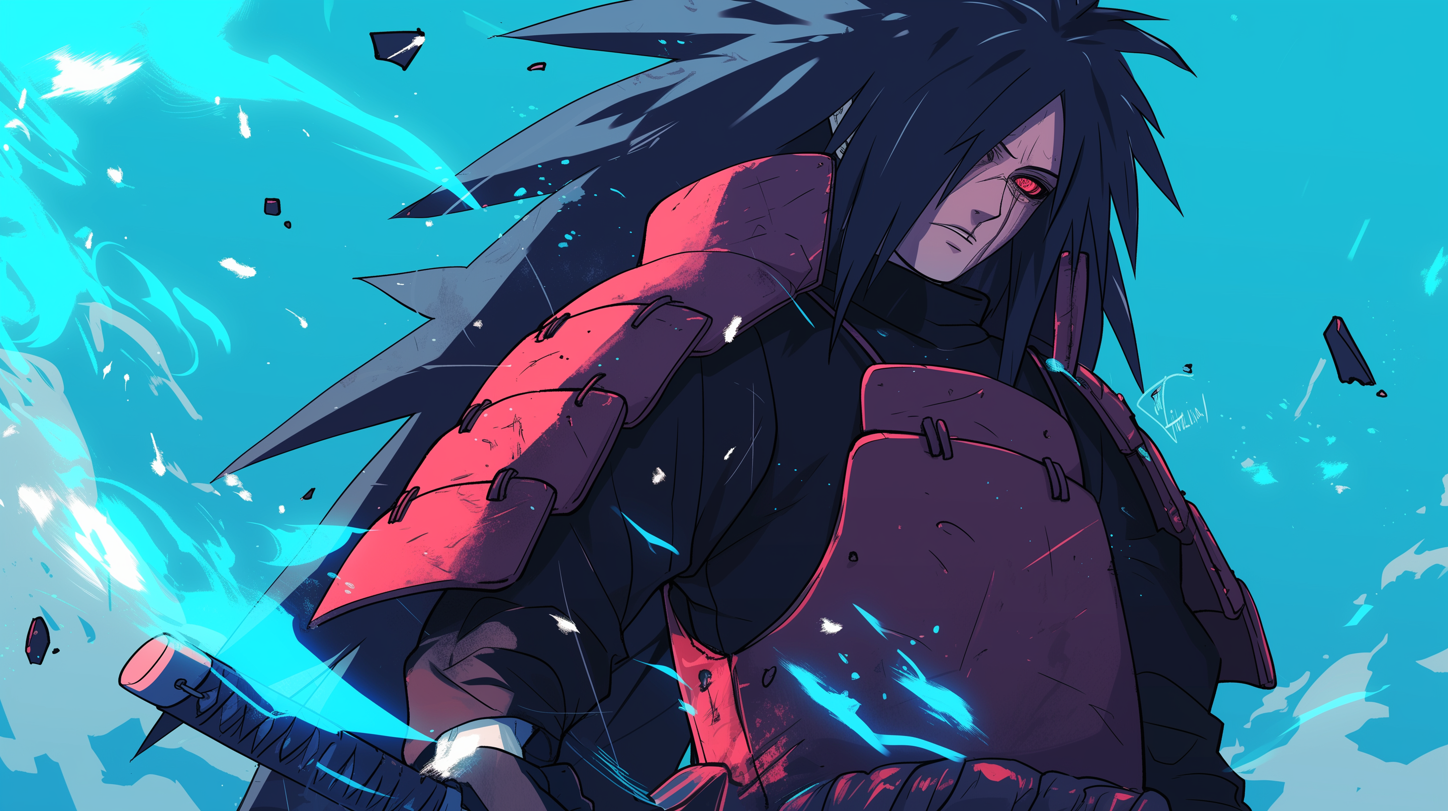 Madara Uchiha Sharingan HD Wallpaper