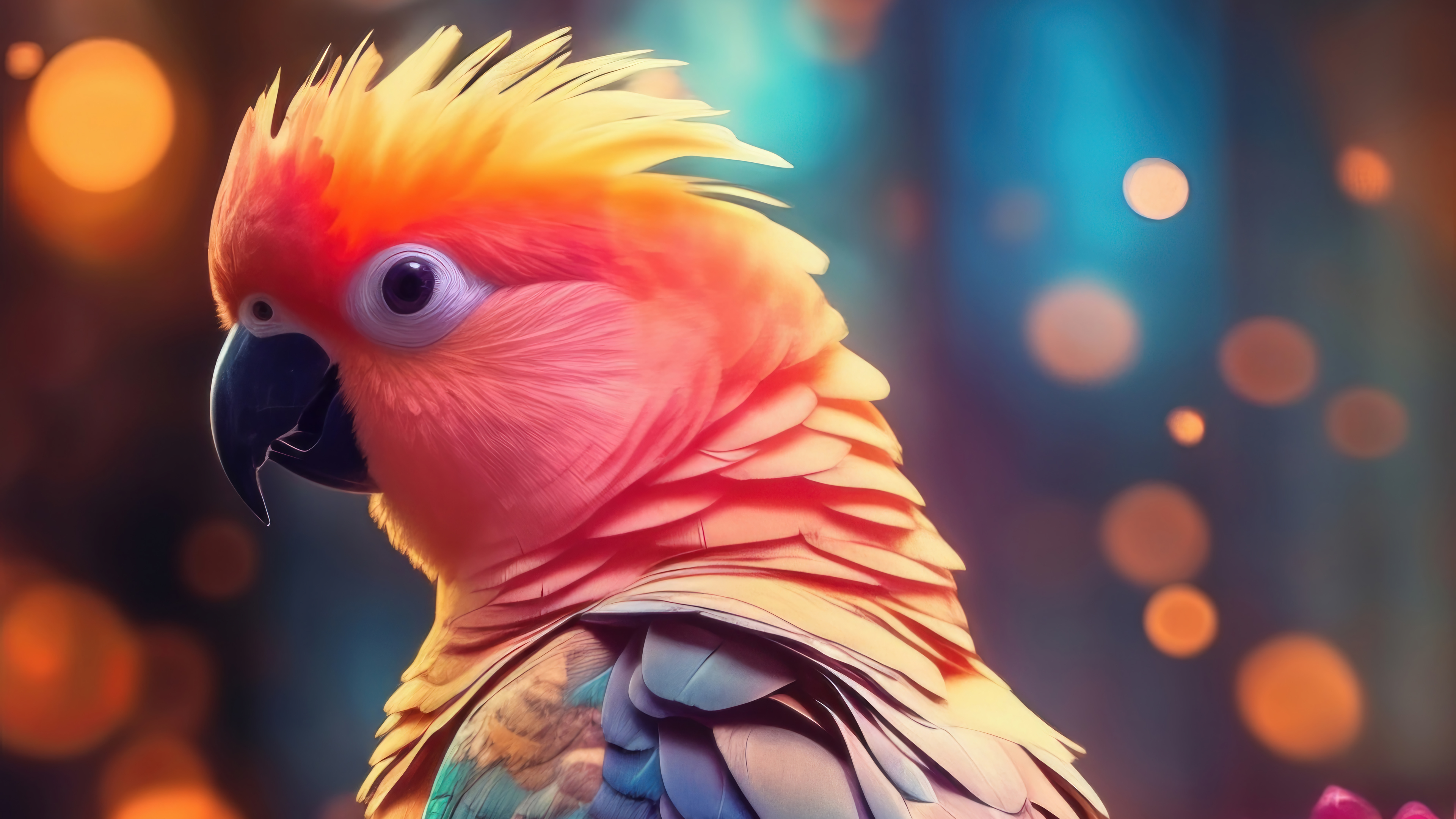 Vibrant Parrot HD Wallpaper