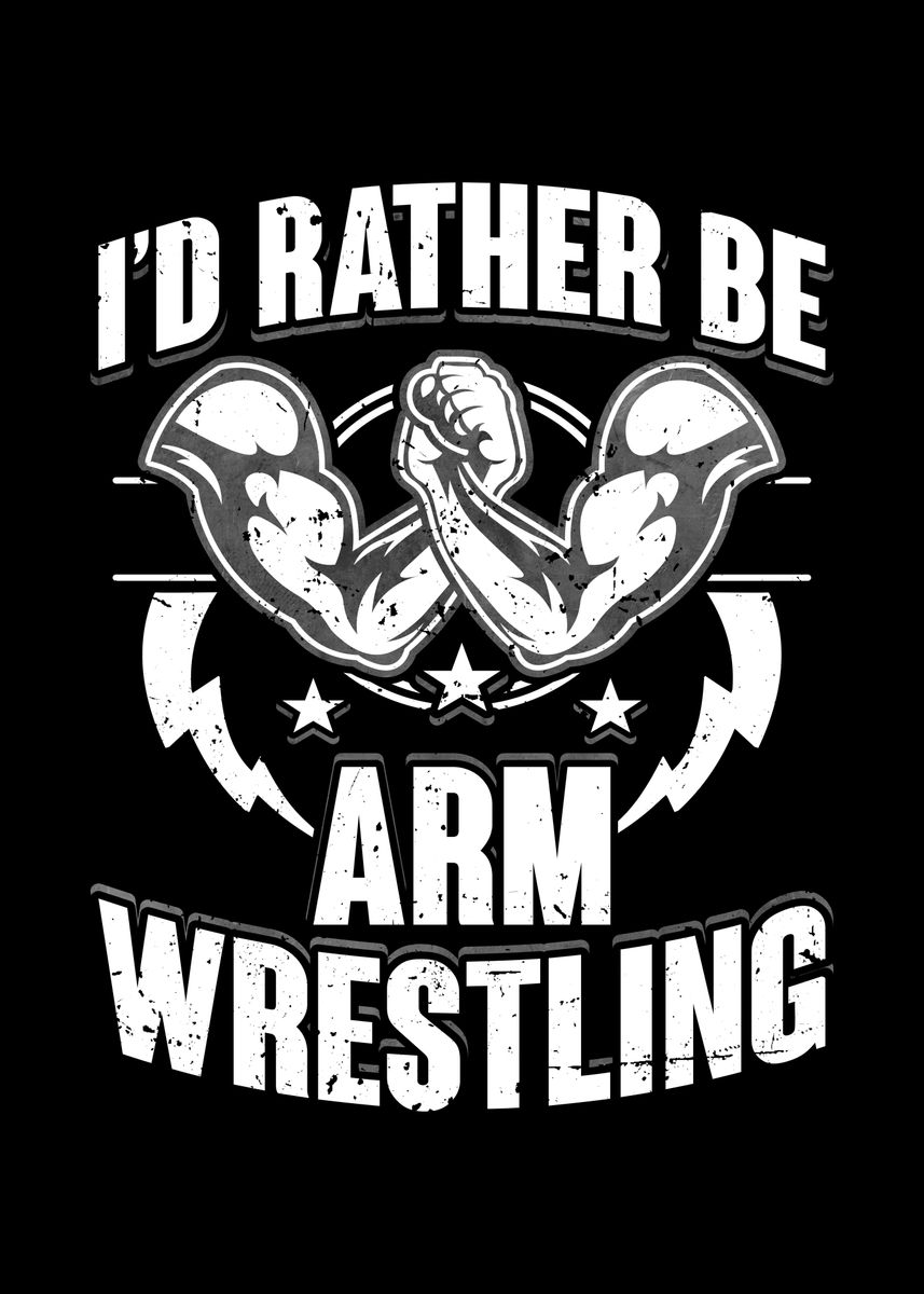 Arm Wrestling Funny Quote' Poster