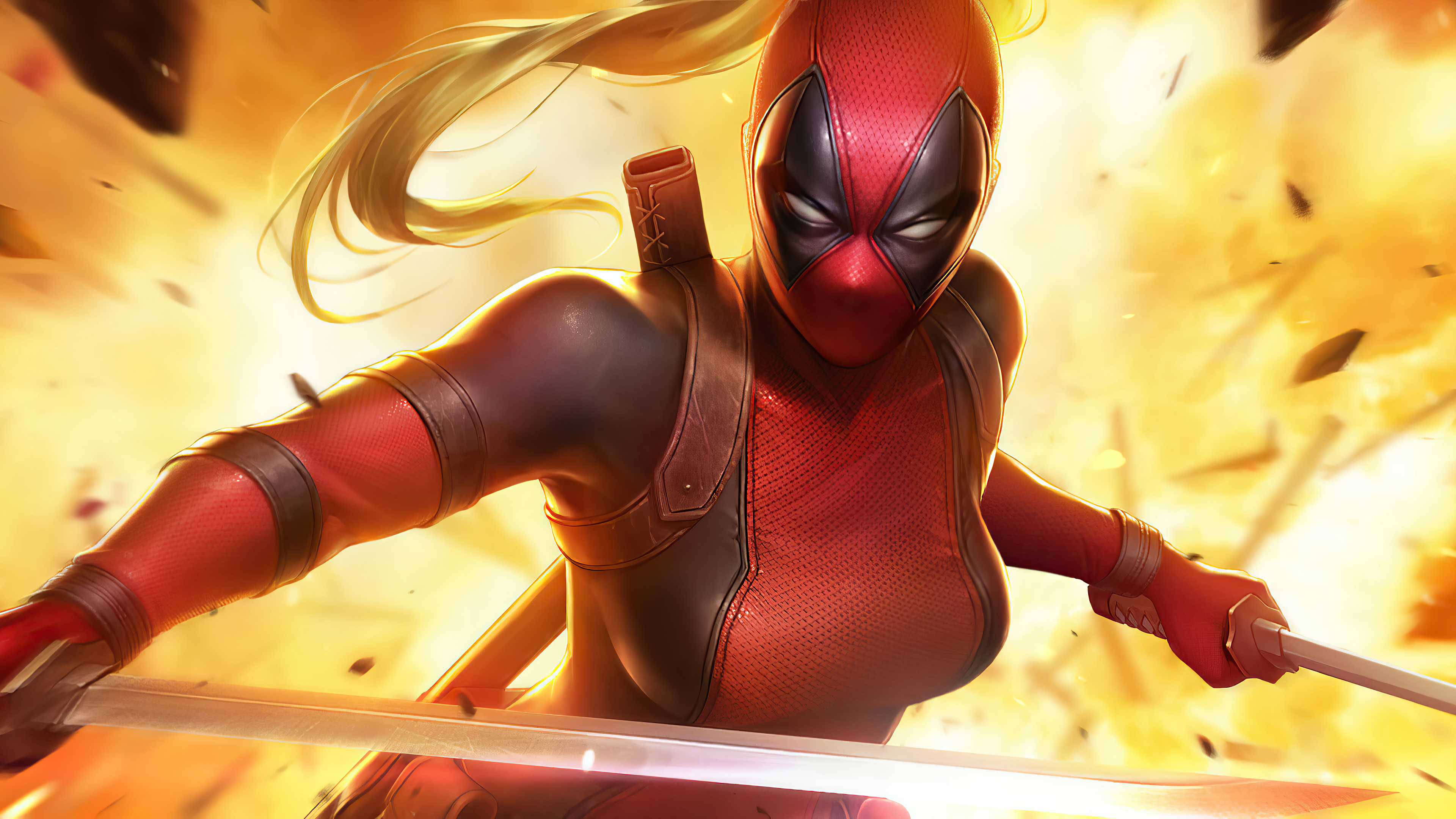 Lady Deadpool Comic Wallpaper