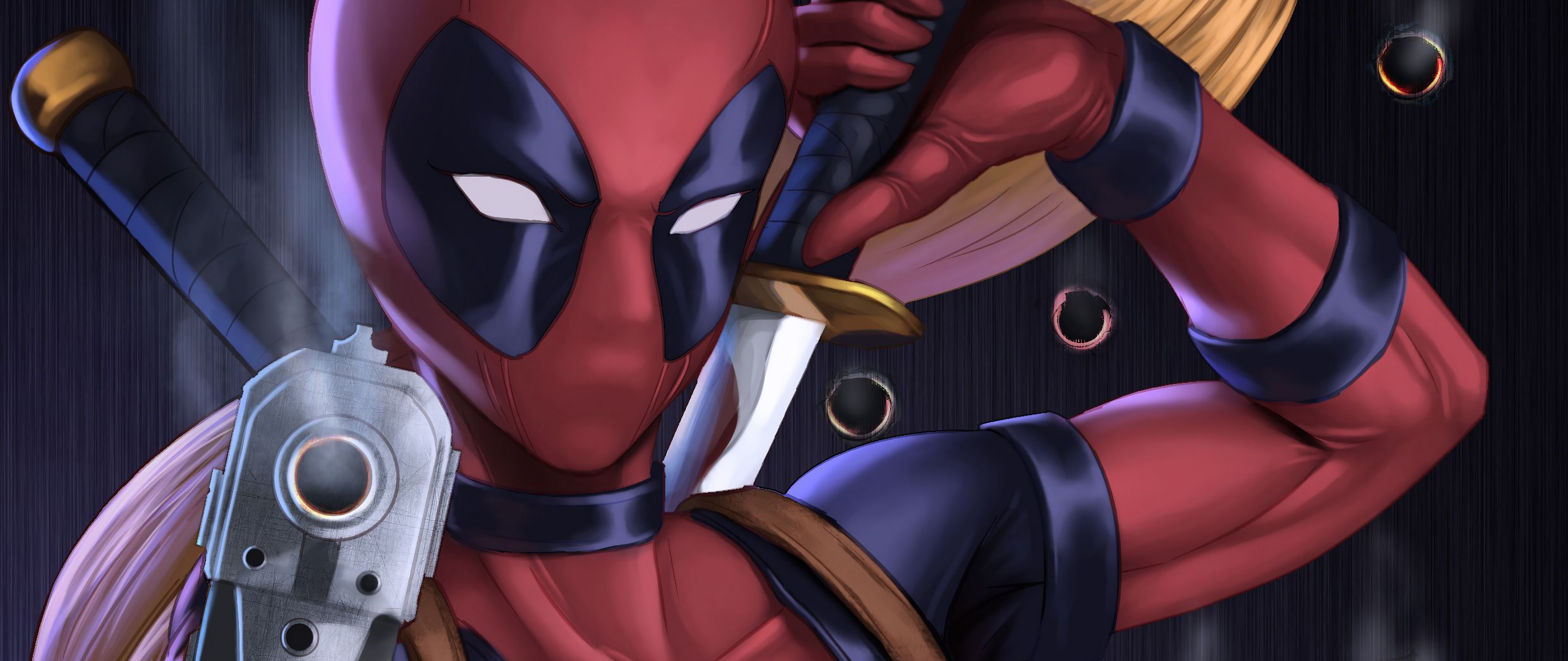 Lady Deadpool 4K Wallpaper