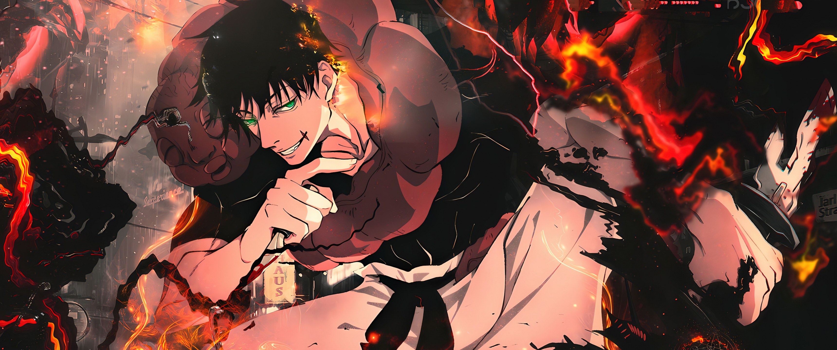 Toji Fushiguro Wallpaper 4K, Artwork, Jujutsu Kaisen