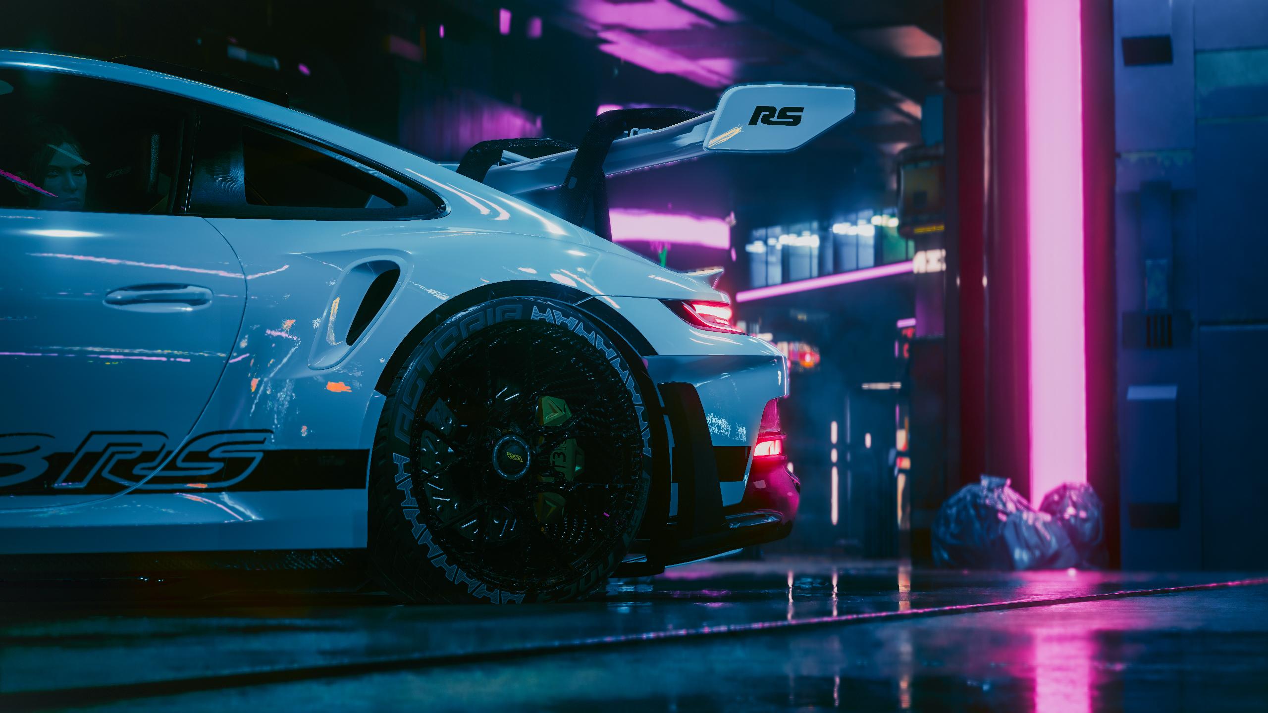 Car wallpaper from Cyberpunk 2077, r