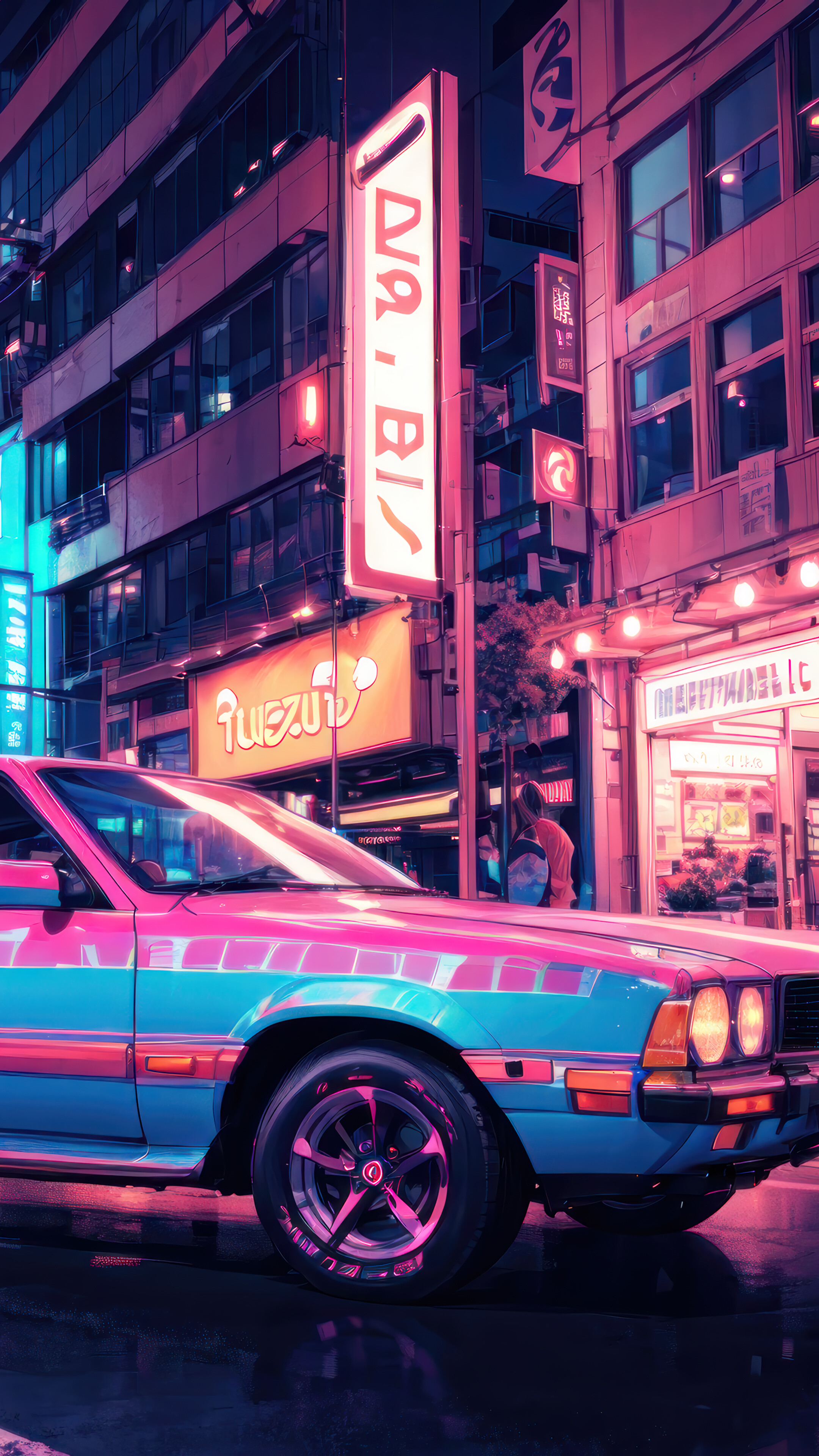 Car Digital Art 4K Wallpaper iPhone