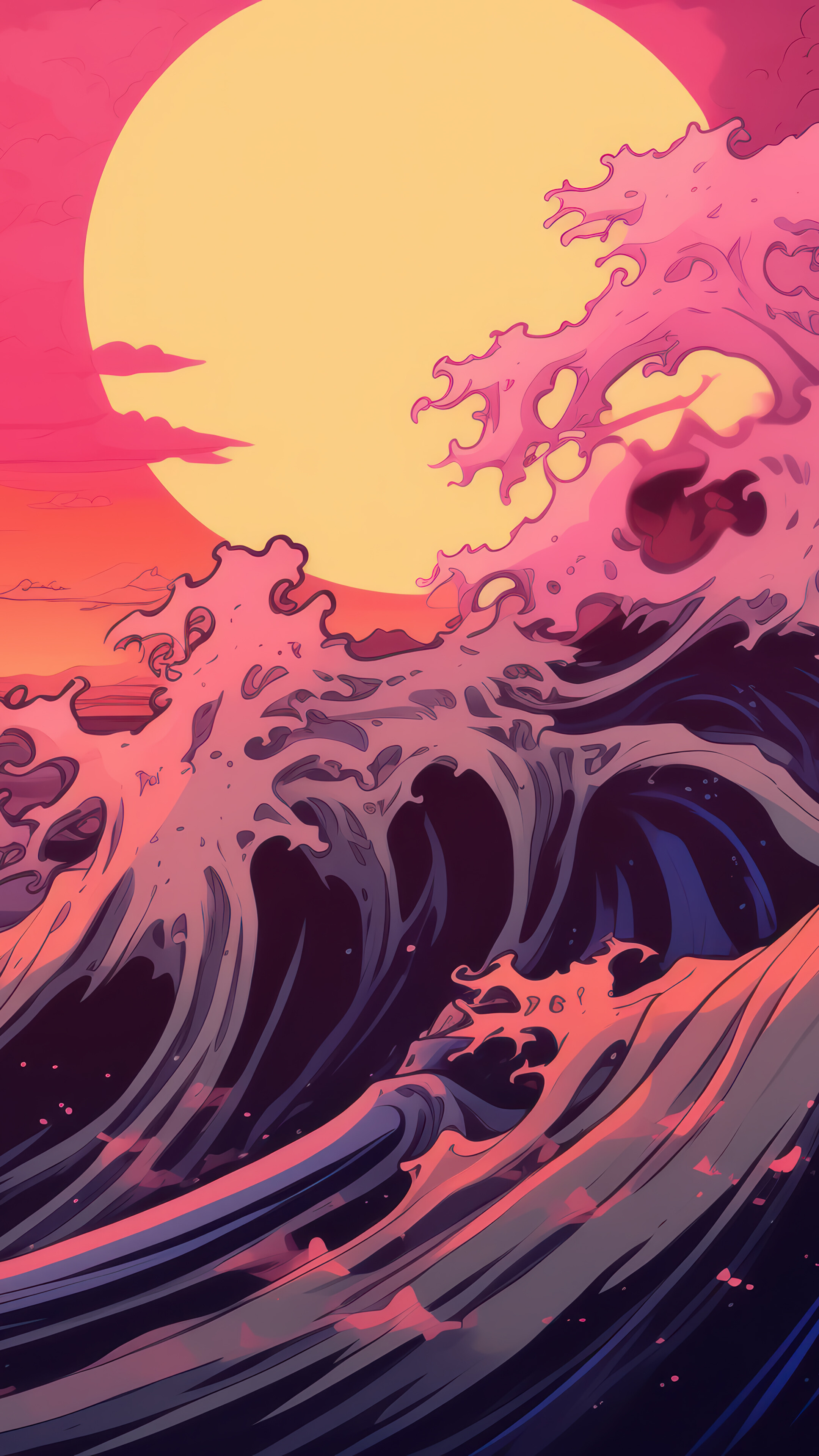 Japanese Art 4K Wallpaper iPhone HD