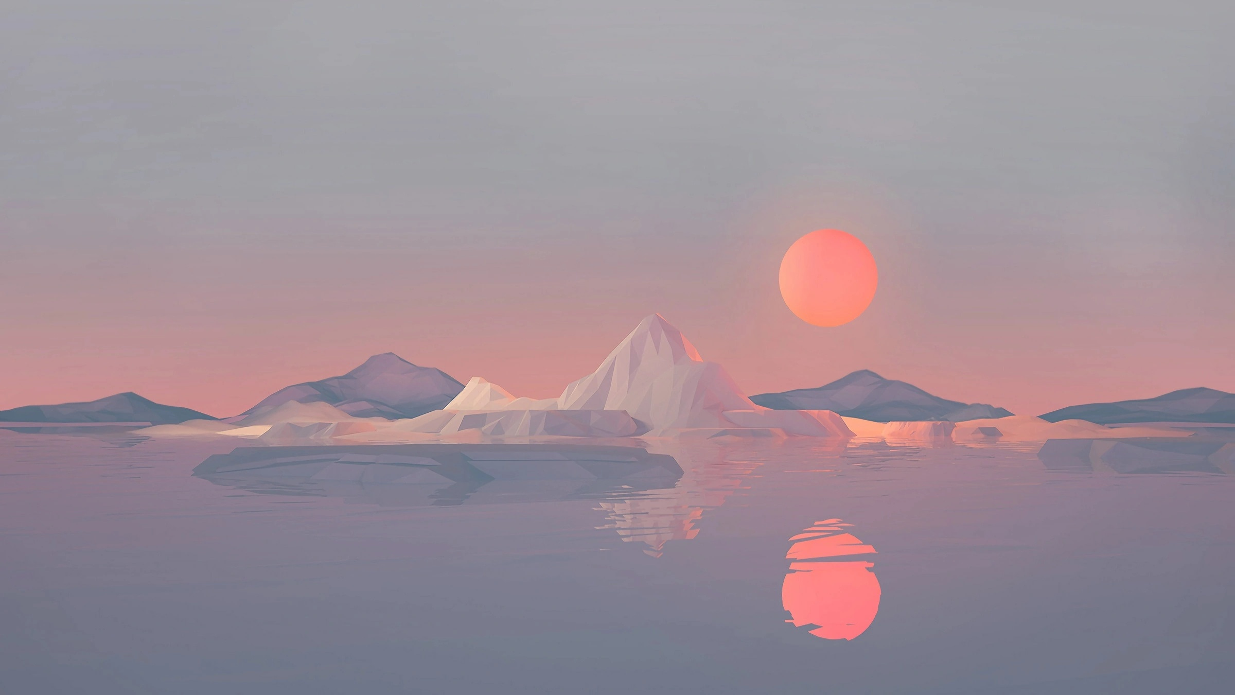 Ruby 4k Iceberg Minimalist 4k 4k Wallpaper, Artist Wallpaper, Artwork Wallpaper, Digital Art Wallpaper, Hd Wallpaper, Iceberg Wallpaper, Low Poly Wallpaper, Minimalism Wallpaper, Minimalist Wallpaper