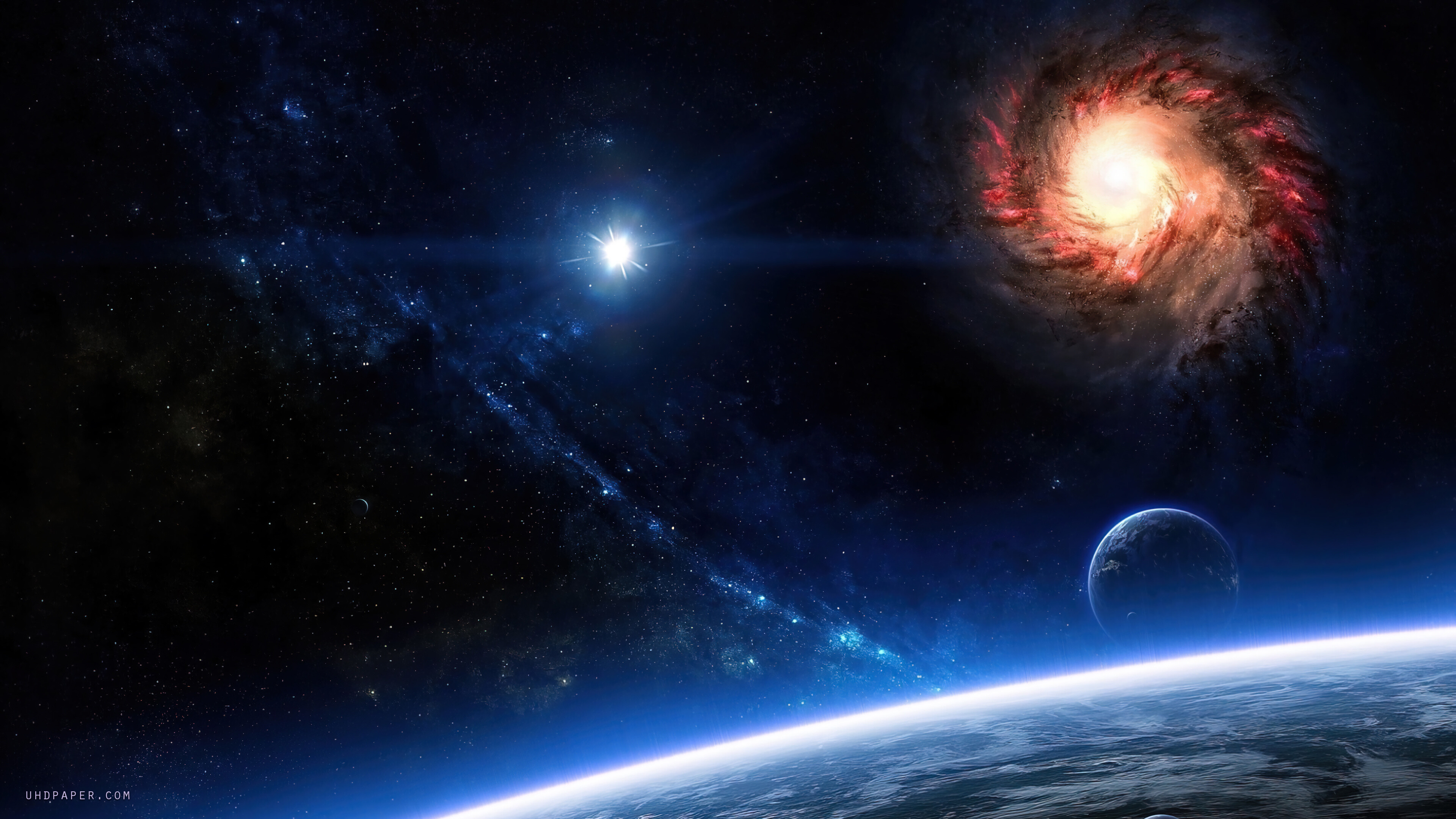 Space Planet Wallpaper 4K HD PC f