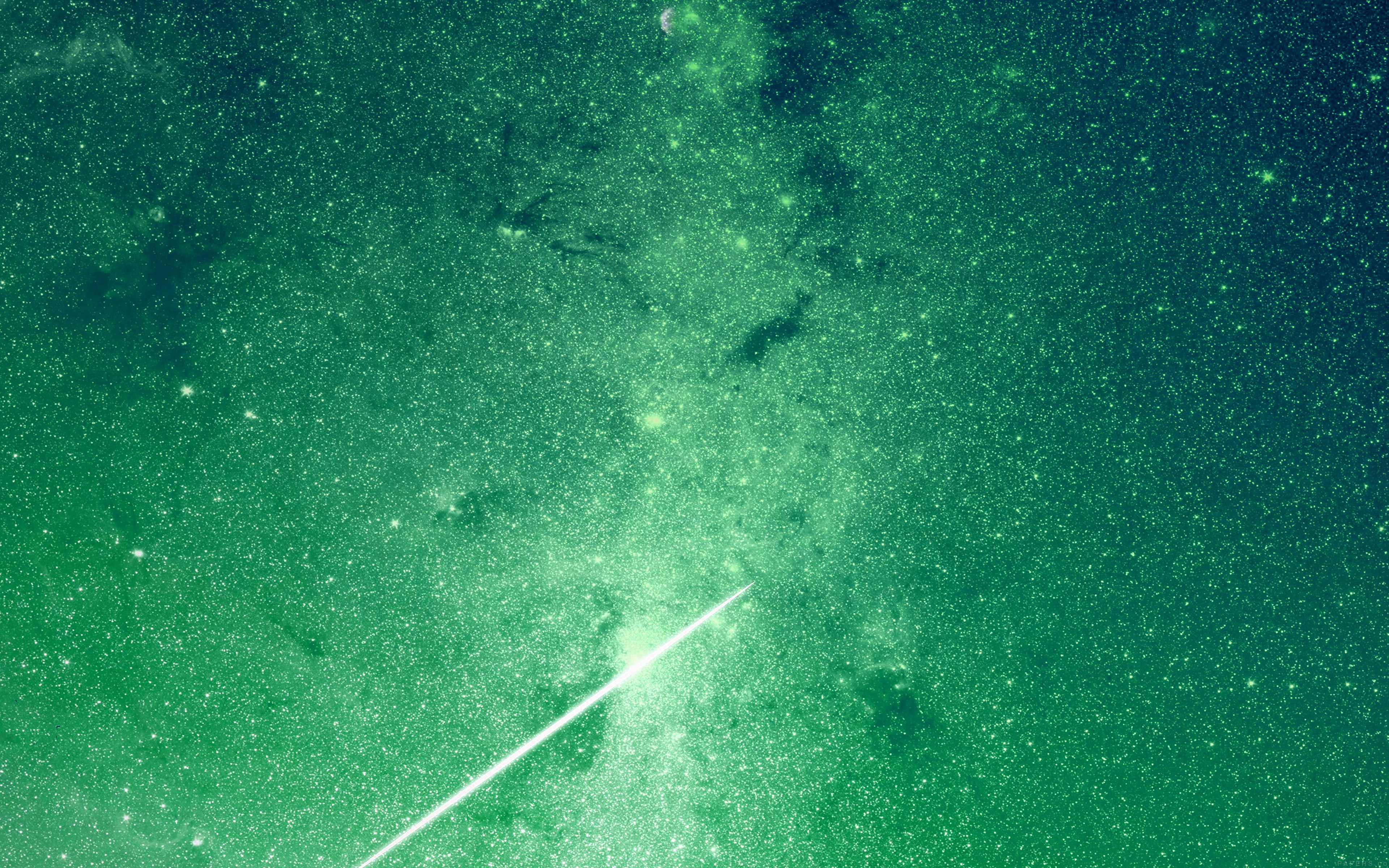 wallpaper for desktop, laptop. star night space green galaxy flare nature