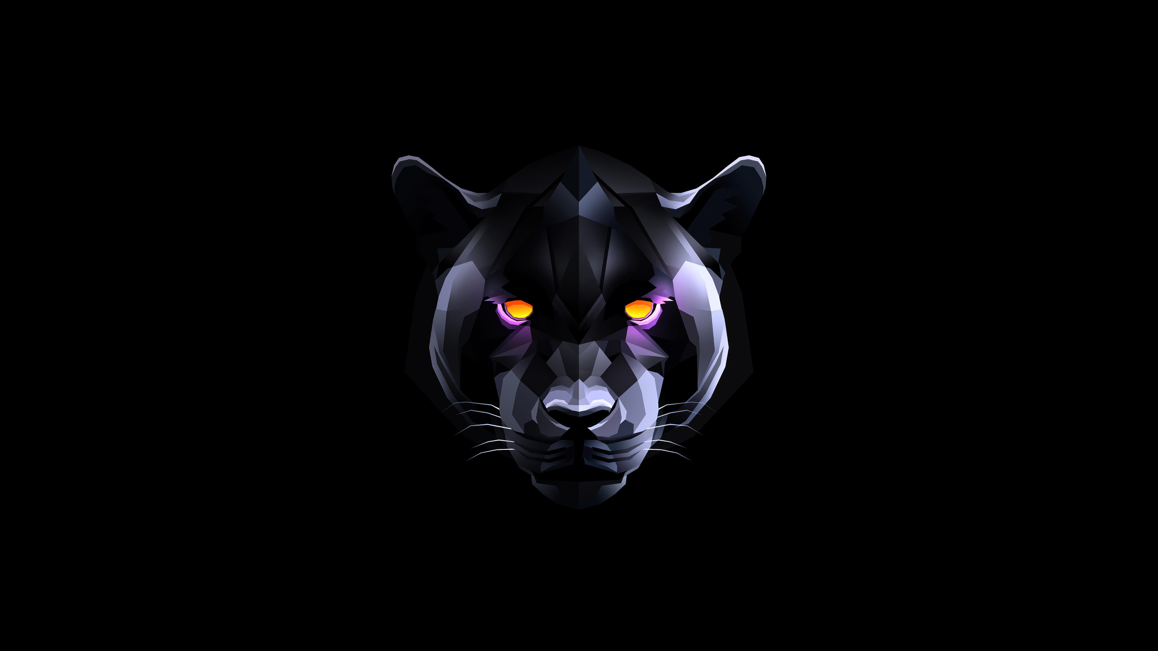 Black Panther Black Abstract Digital