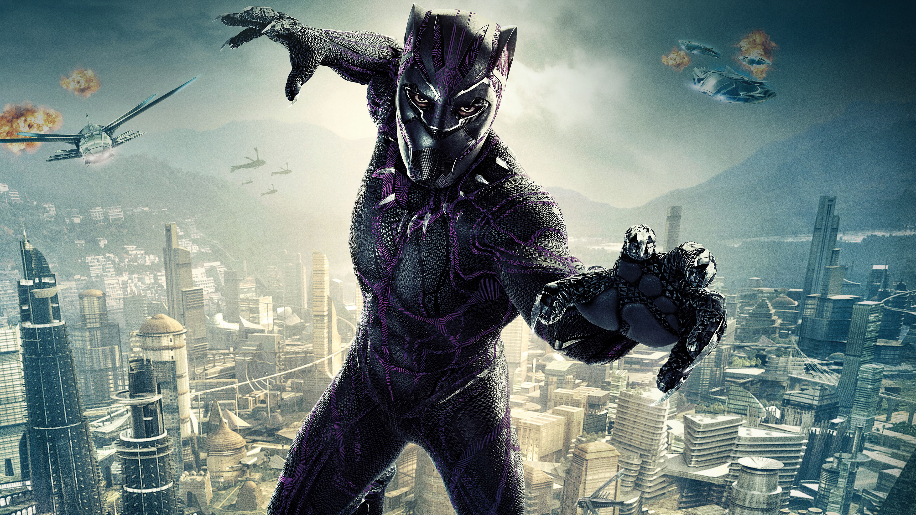 Marvel Film Hero Blackpanther Art