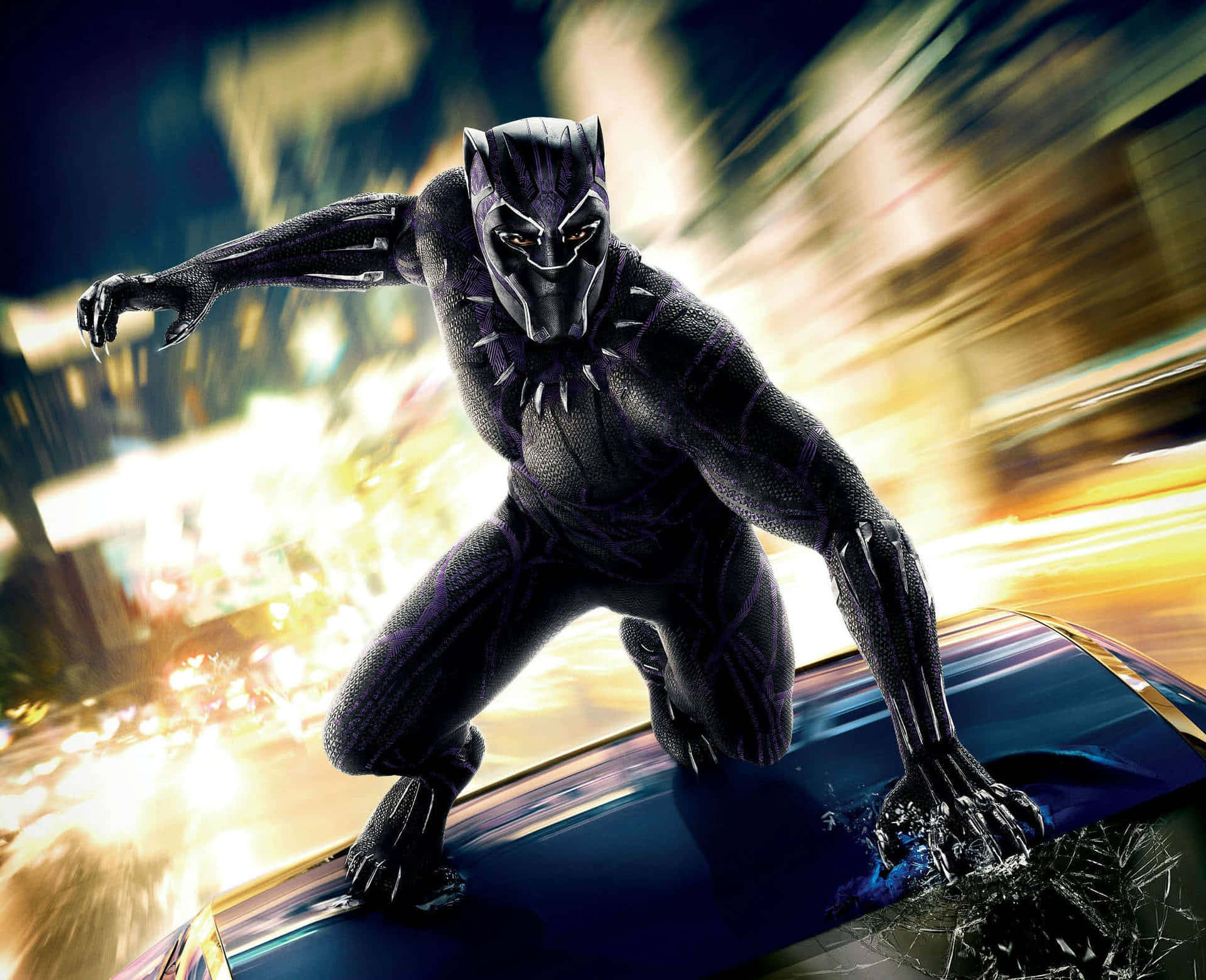 Black Panther Superhero Wallpaper