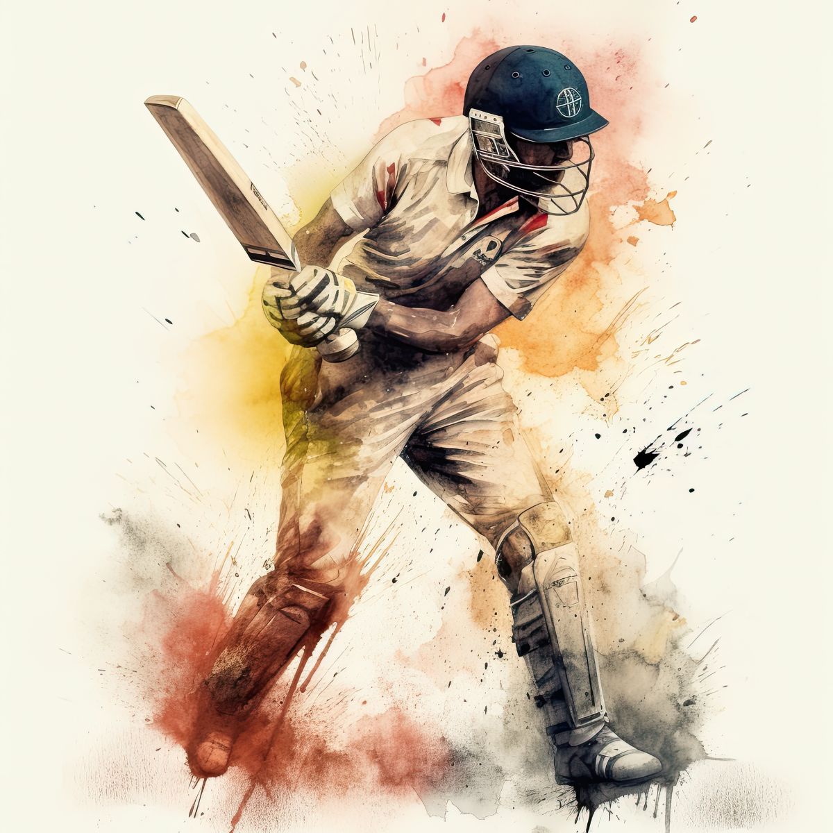 Cricket Player Artistic Wallpaper®
