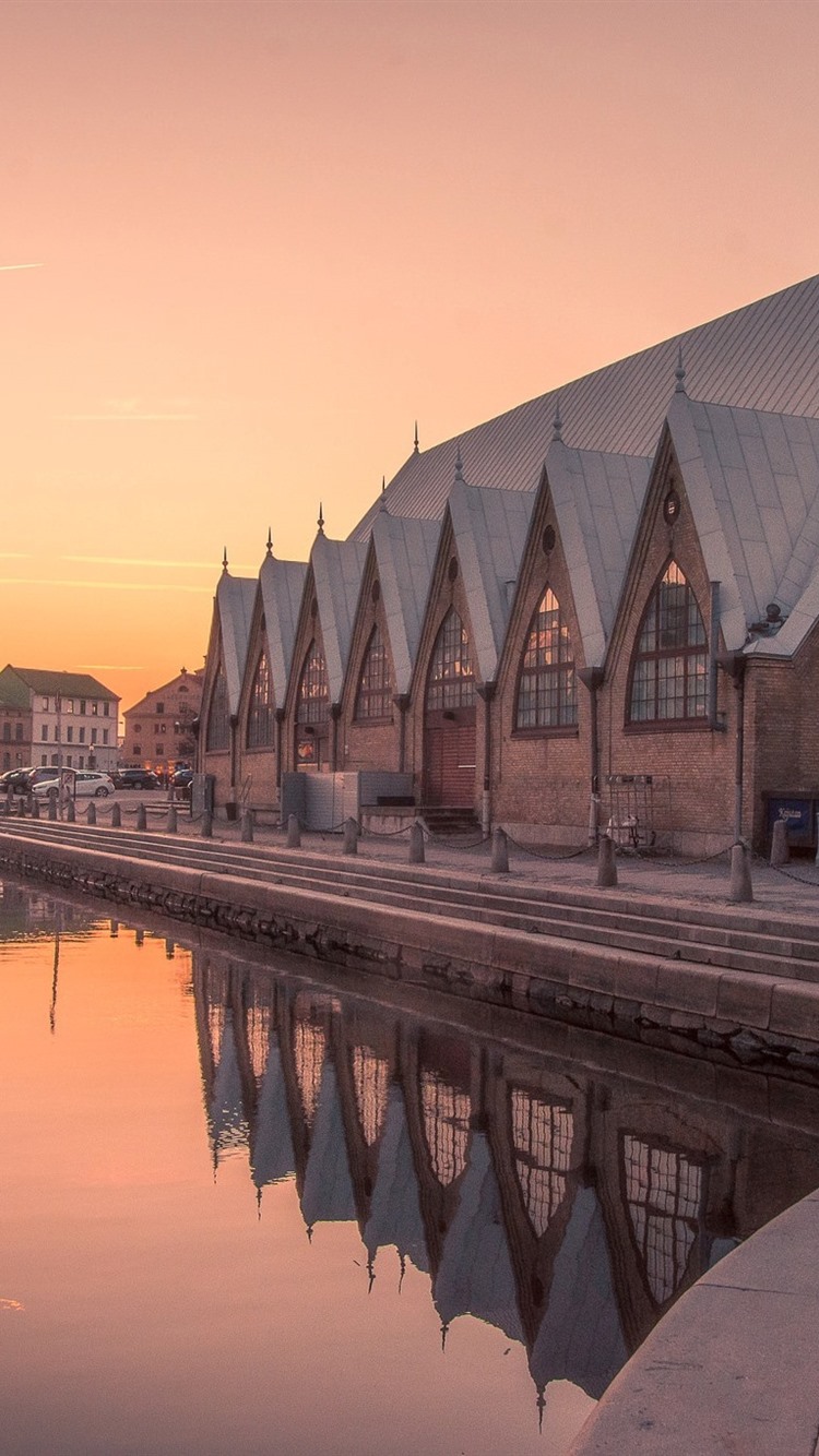 Sweden, Gothenburg, river, city