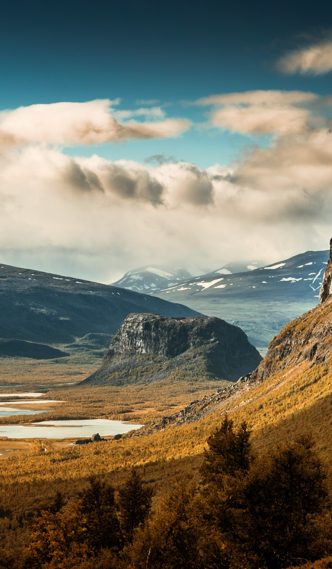 Cloud, Mountain, Cliff iPhone Wallpaper