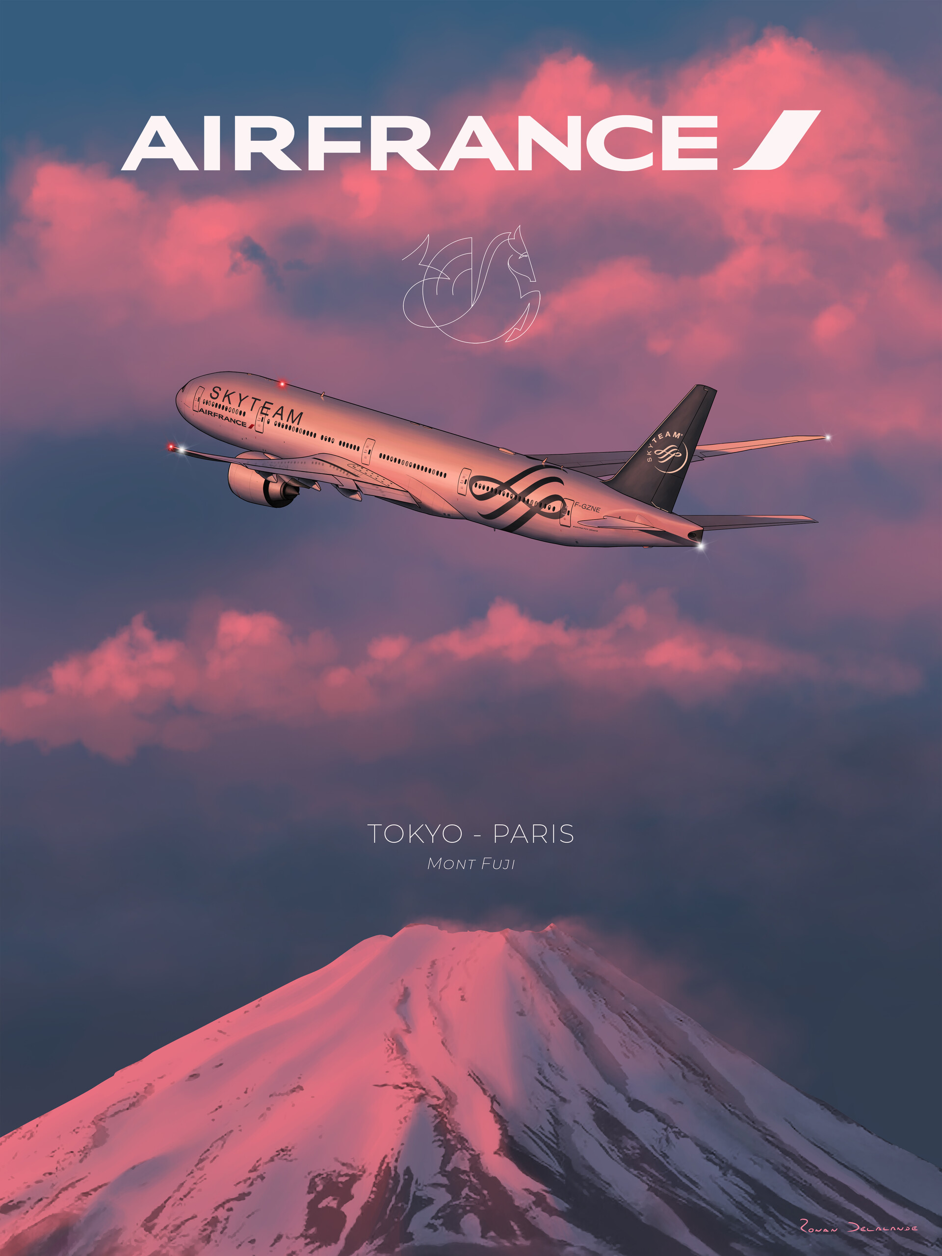 Boeing 777 Air France Skyteam Livery