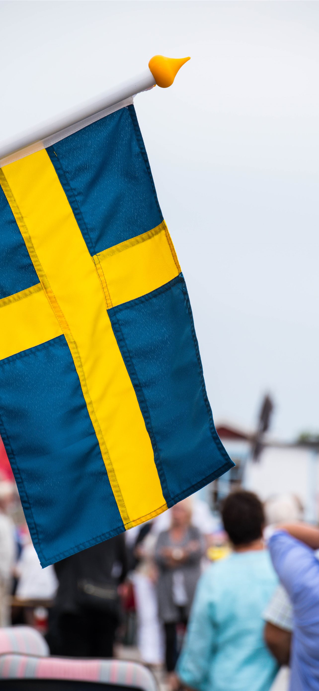 Best Sweden flag iPhone HD Wallpaper