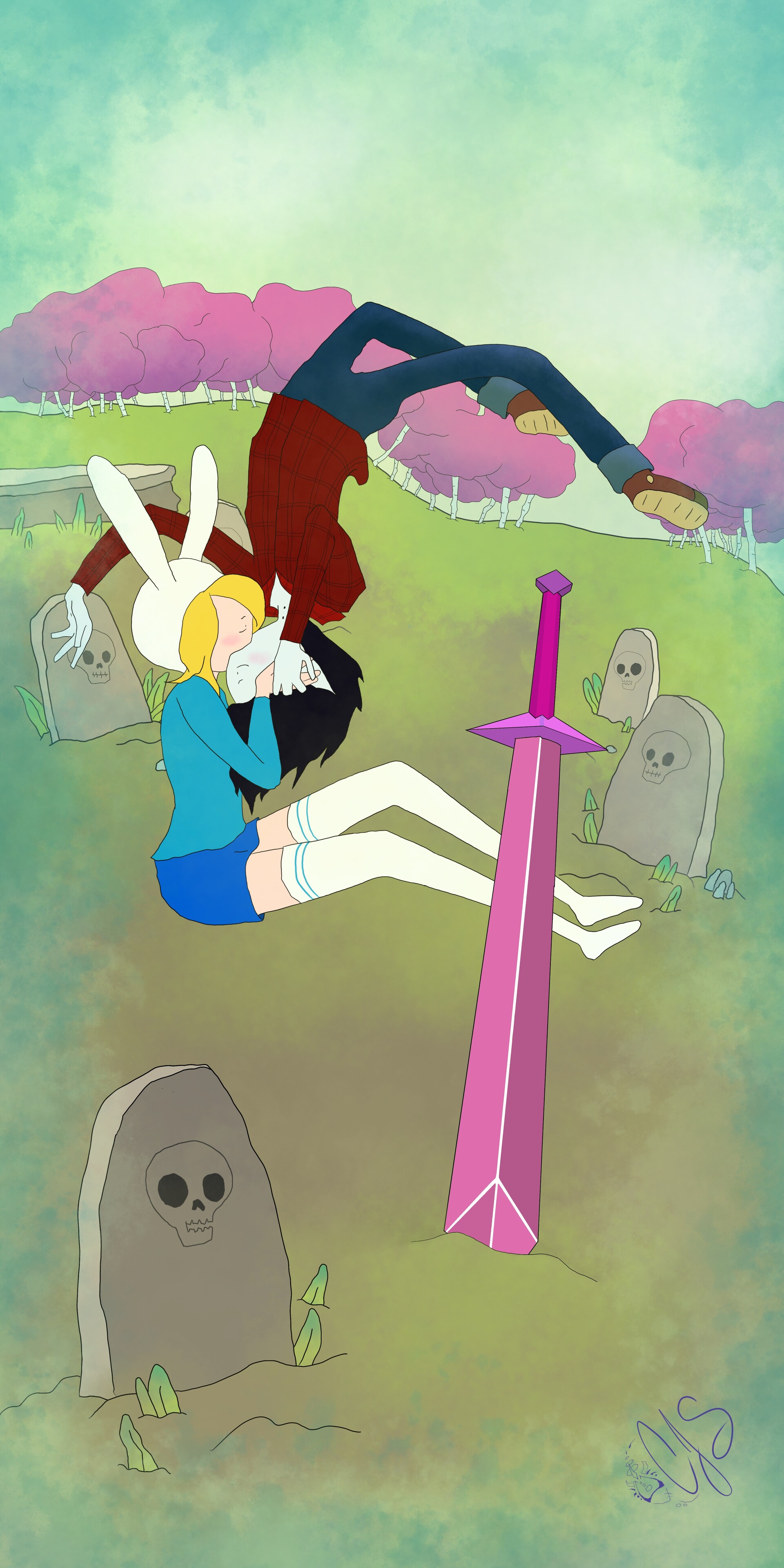 Wallpaper Fan art I did