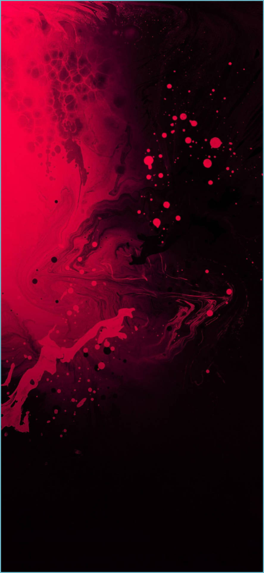 iPhone 13 Pro Max Red Paint Wallpaper