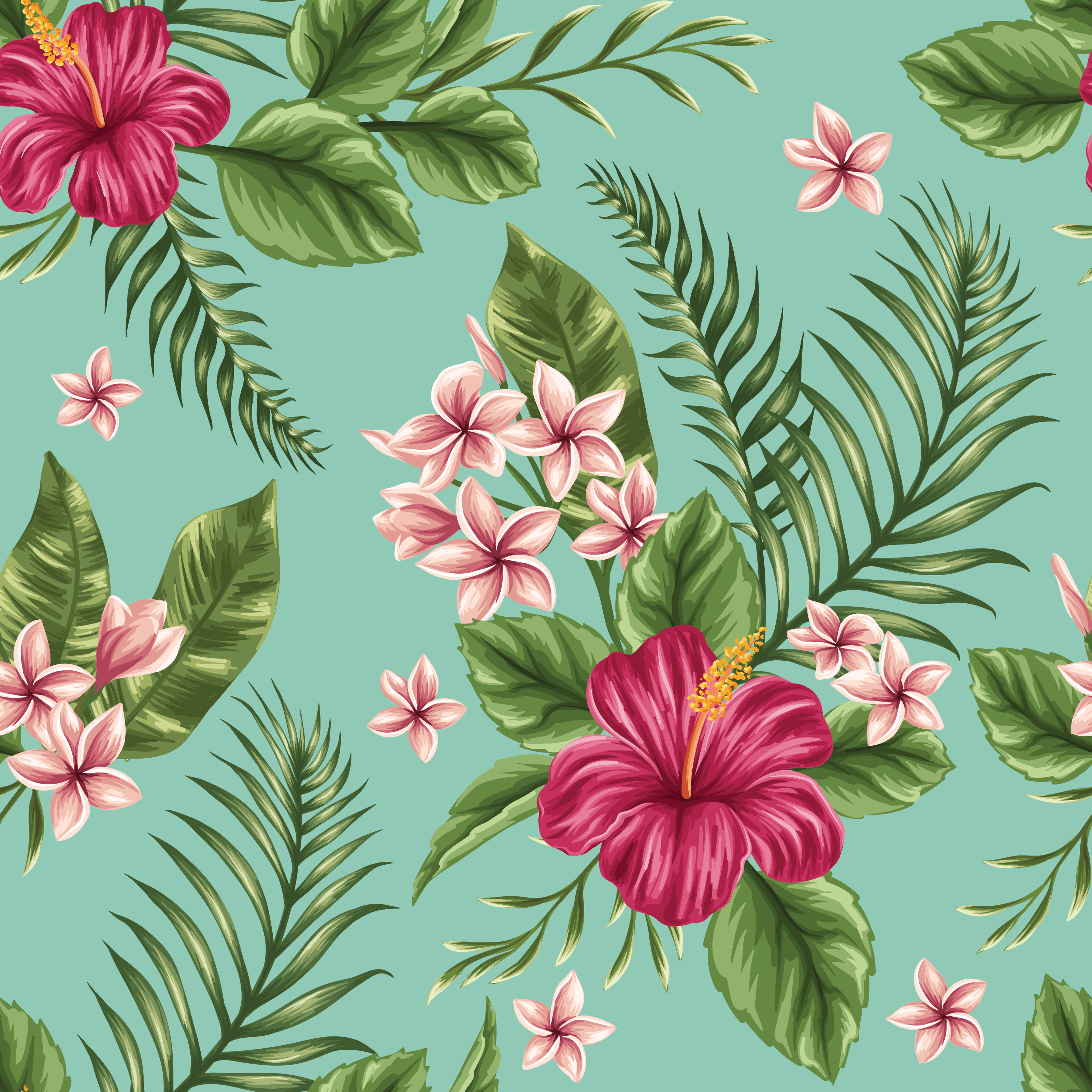 Pink Hibiscus Wallpaper
