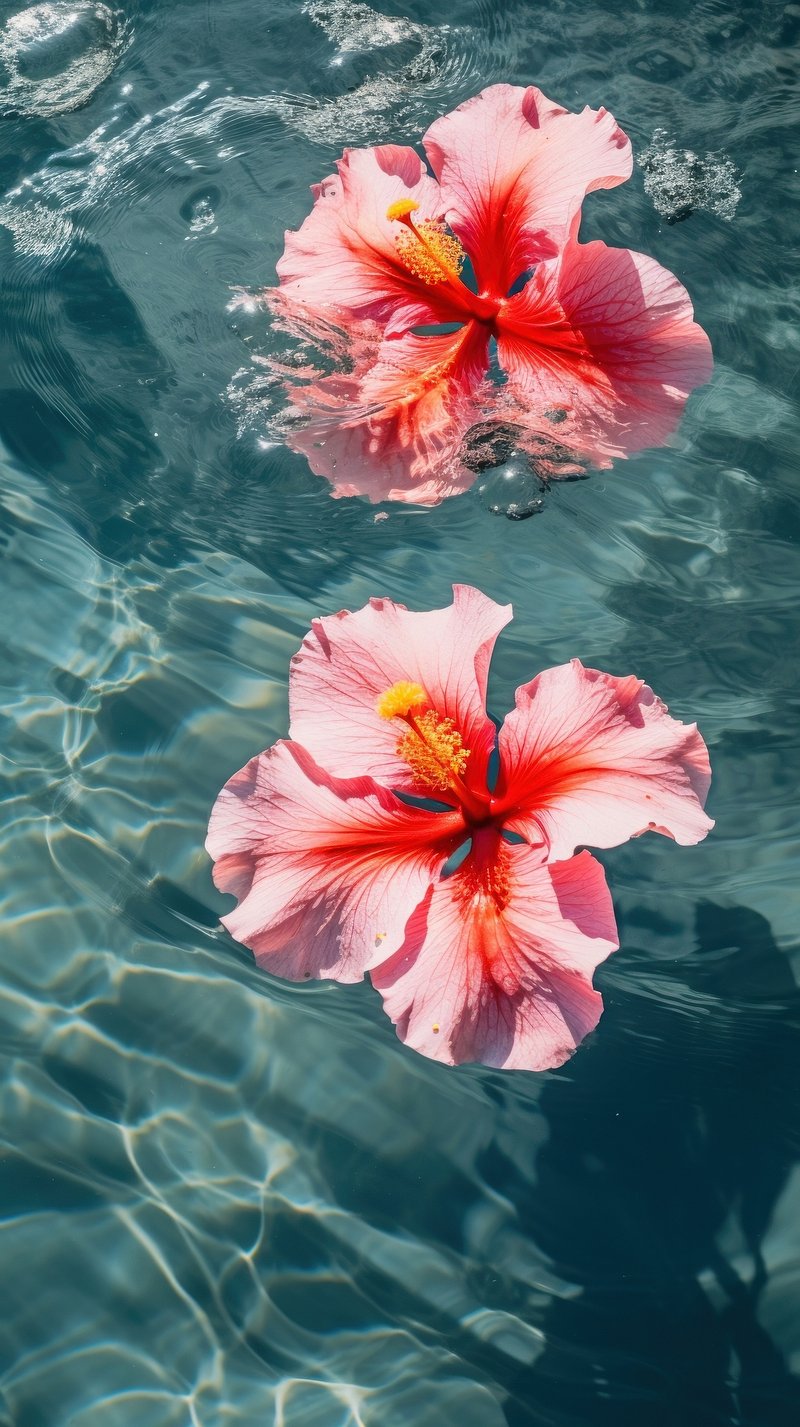 Tropical Flower Beach iPhone Wallpaper Image Wallpaper