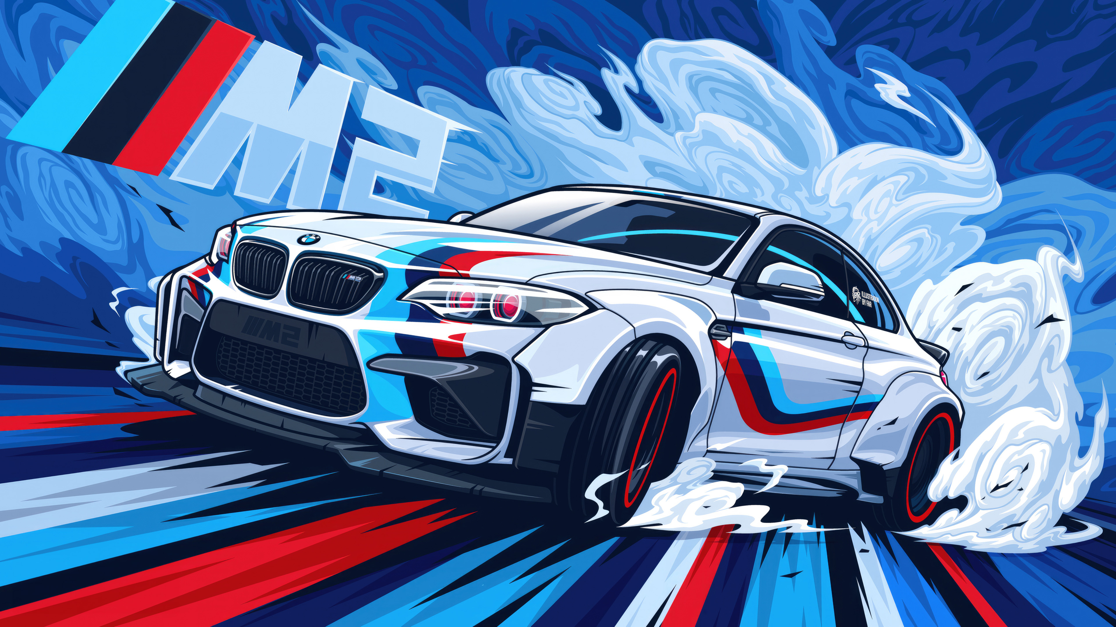 Bmw M4 Artwork Wallpaper, HD Cars