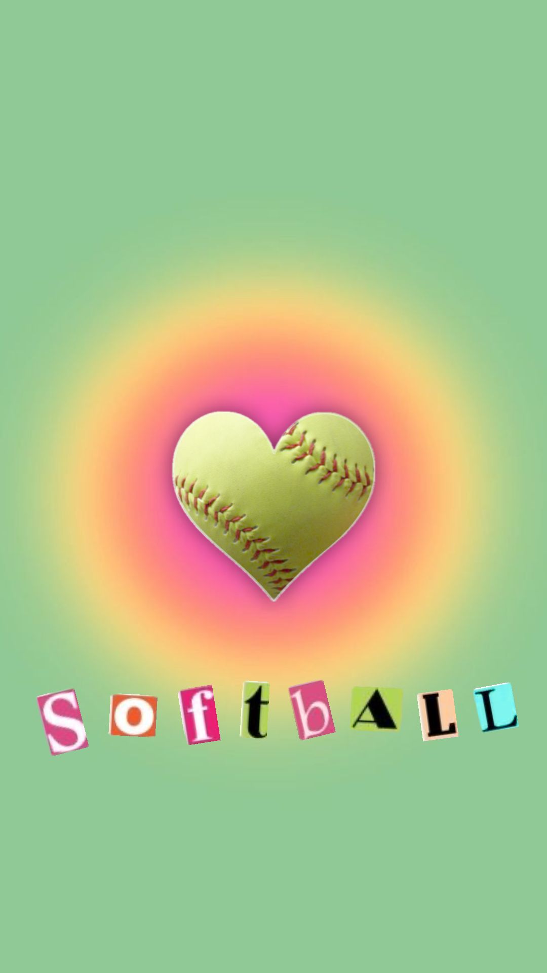Preppy Softball wallpaper