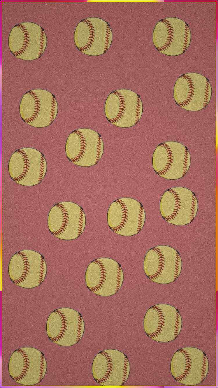 Preppy Softball Wallpaper
