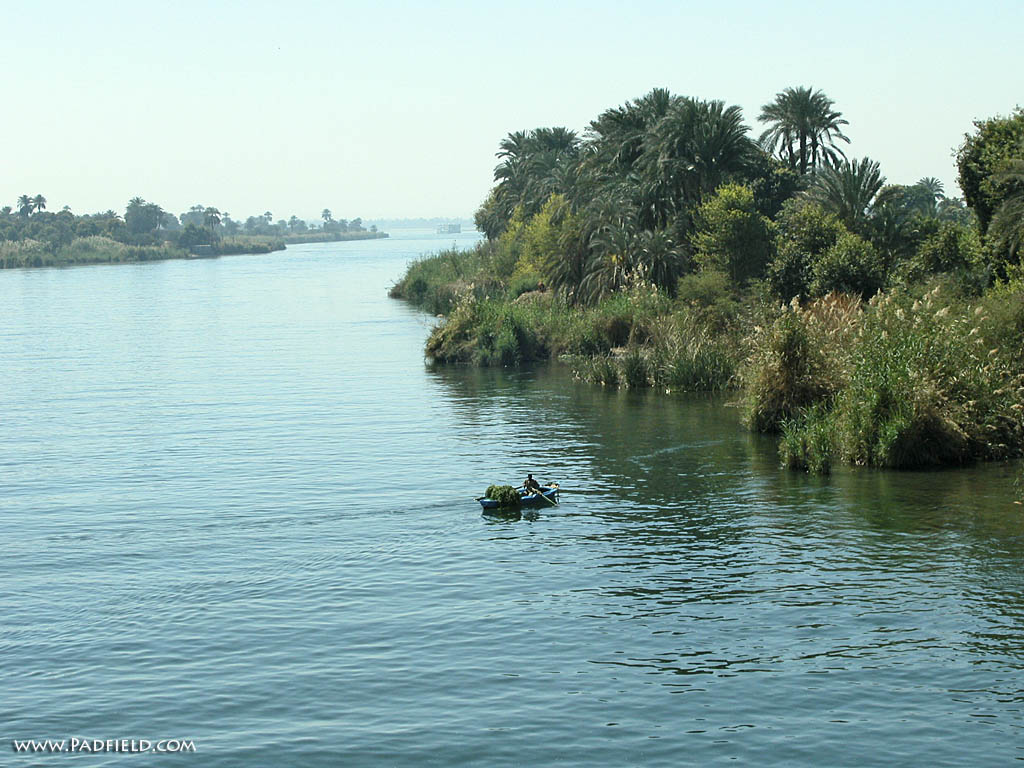 Nile River in Egypt, Moses